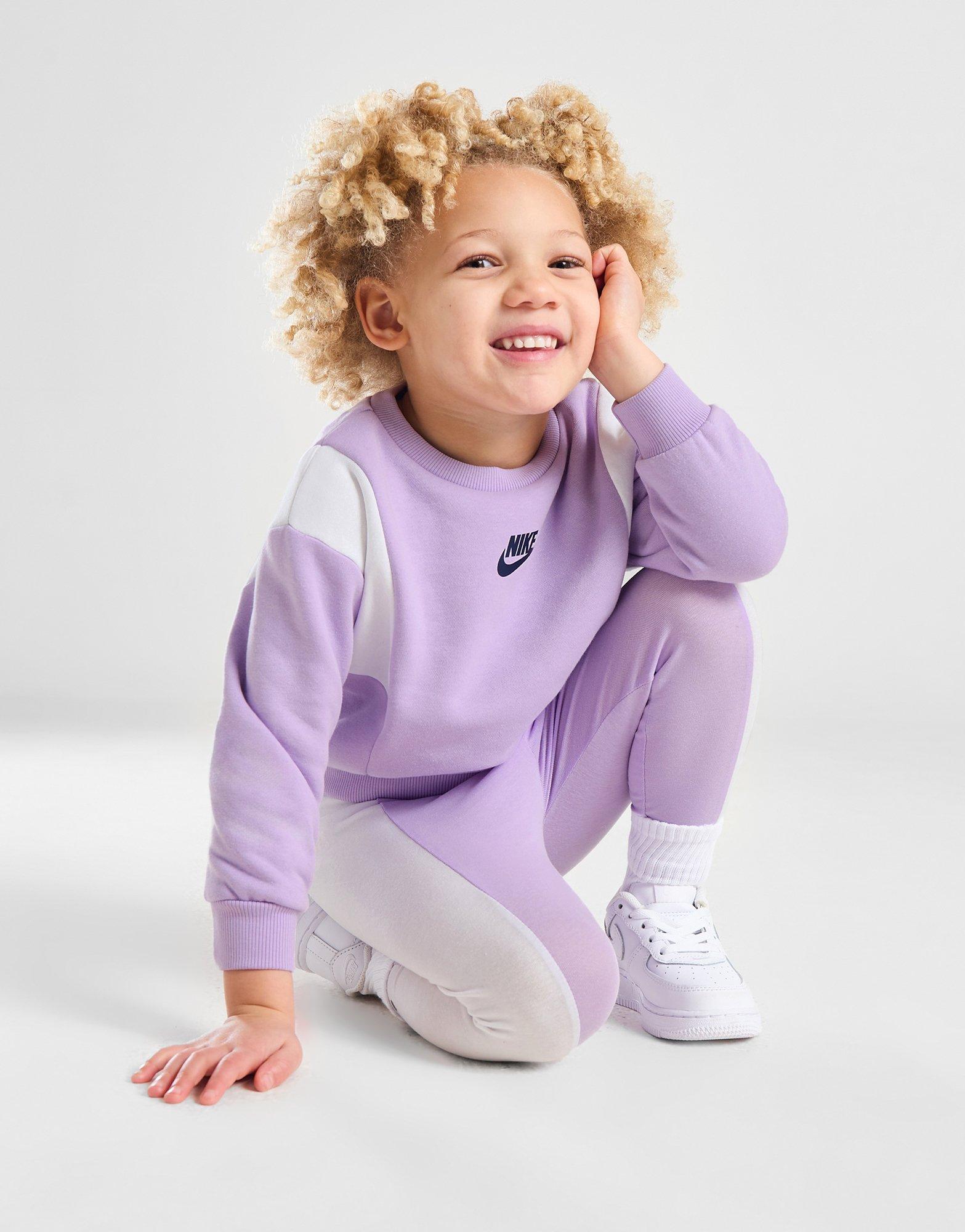 Purple Nike Girls' Colour Block Tracksuit Infant JD Sports UK