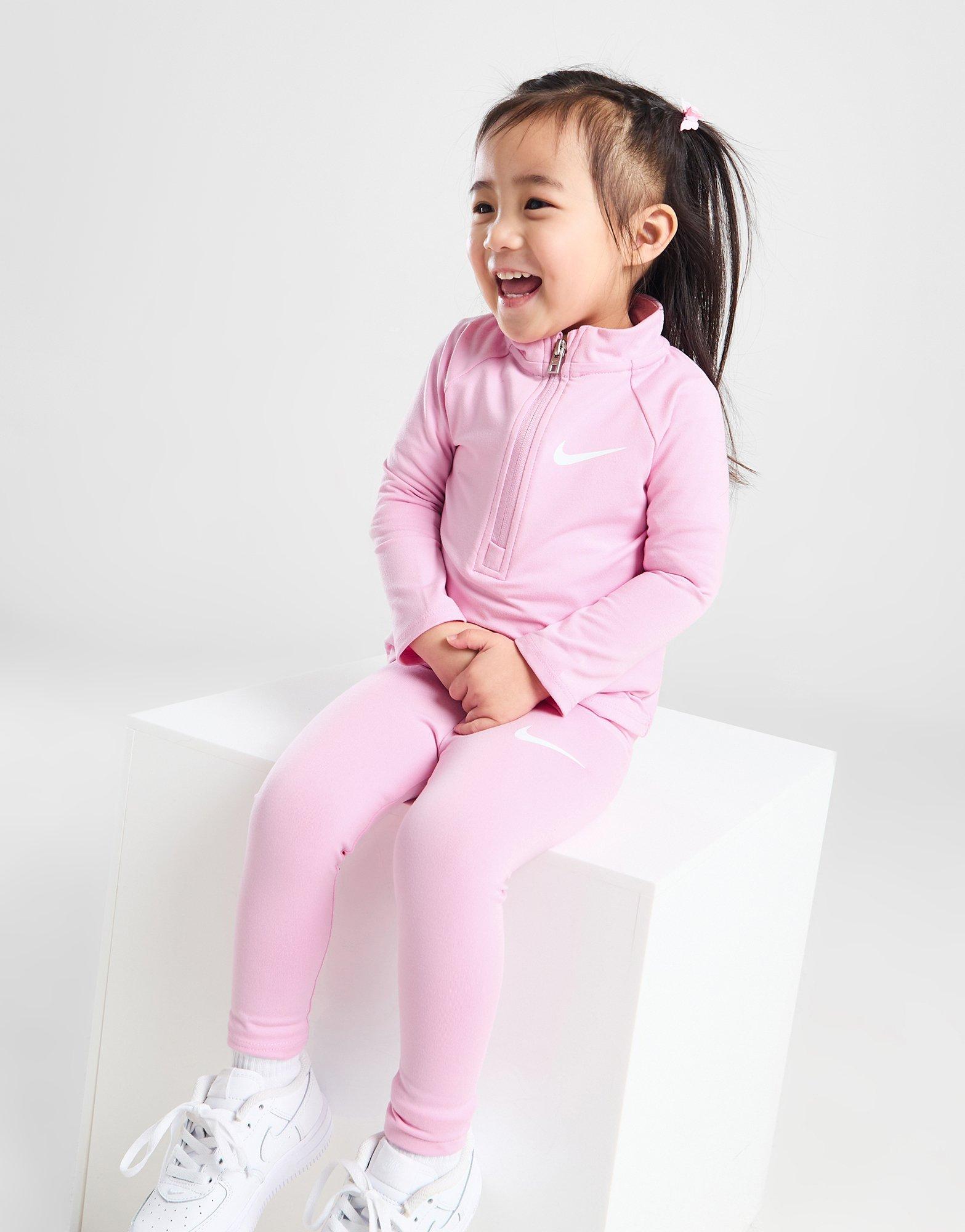 Nike Girls' Pacer 1/4 Zip Top/Leggings Set Infant