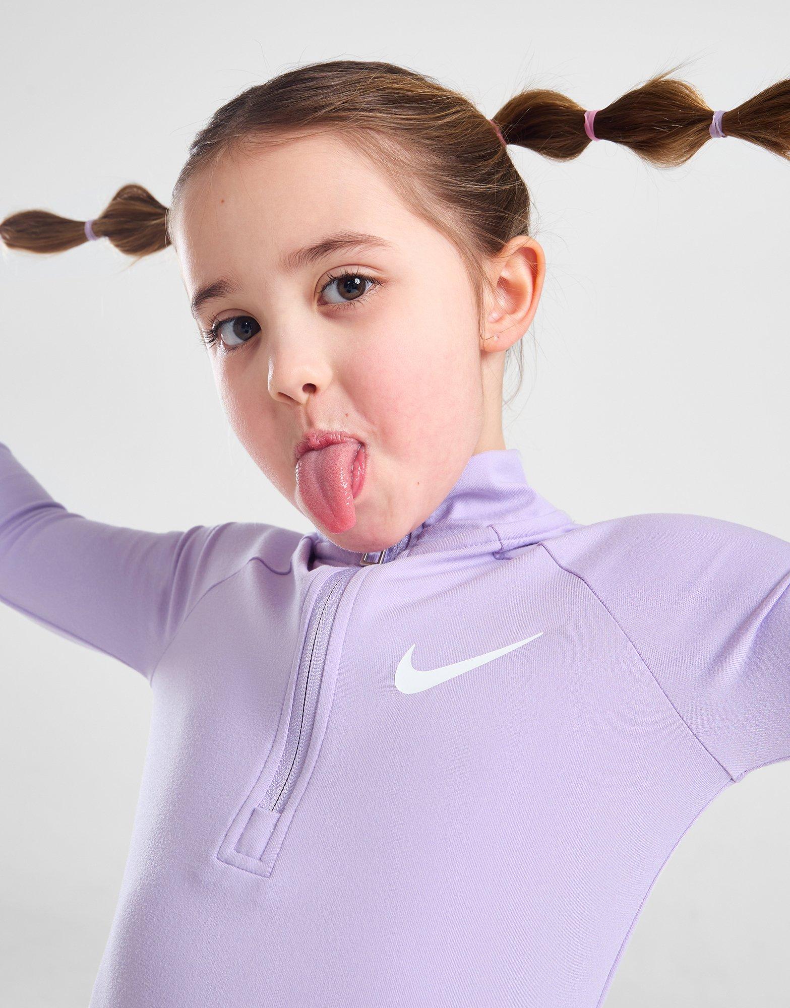 Nike Girls' Pacer 1/4 Zip Top/Leggings Set Children
