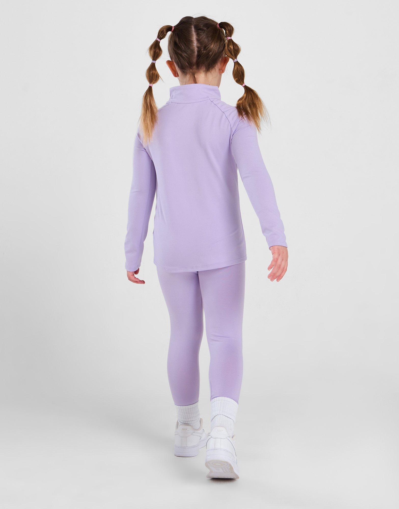 Nike Girls' Pacer 1/4 Zip Top/Leggings Set Children