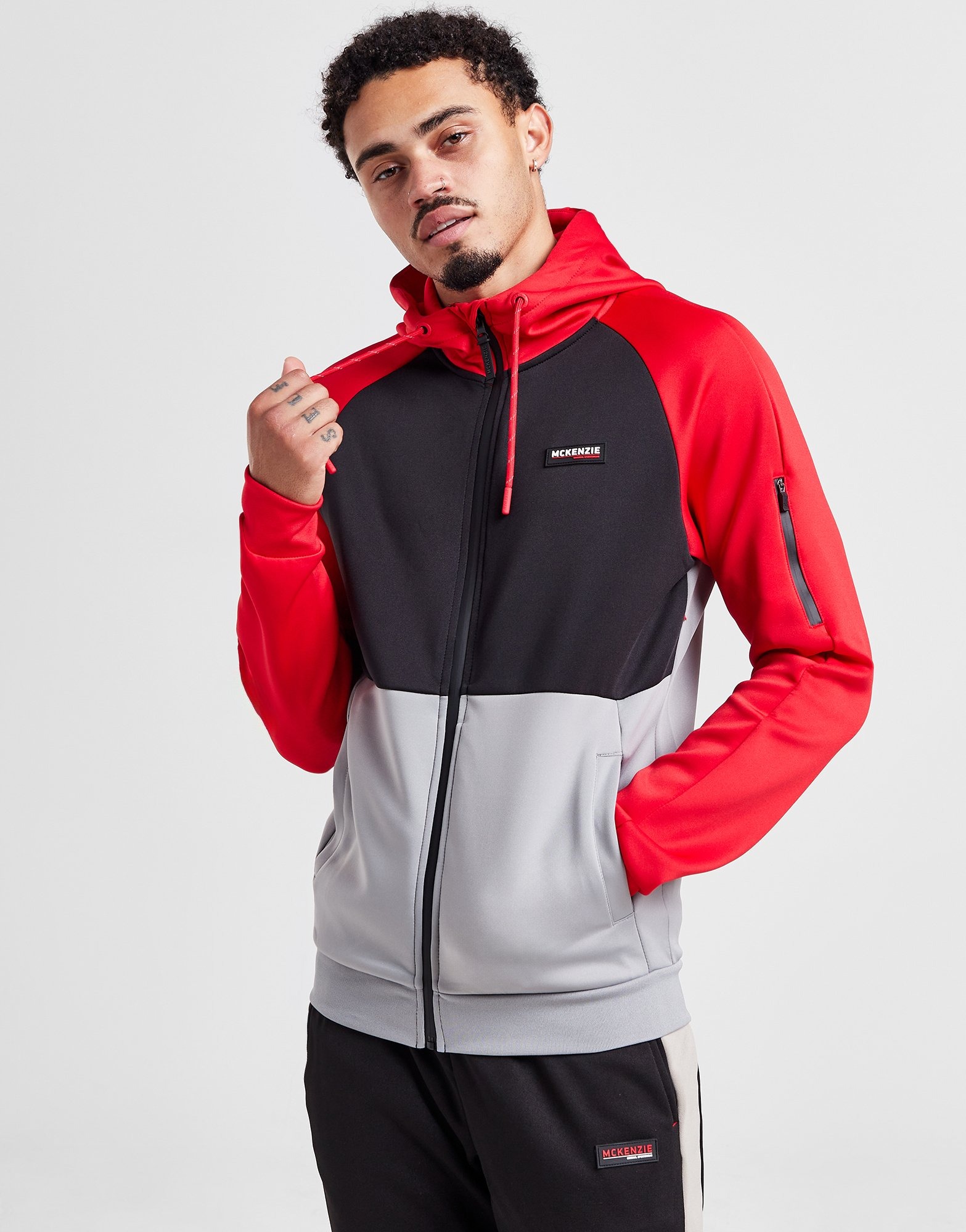 adidas Originals Sweat Polaire Zippé Homme Rouge- JD Sports France