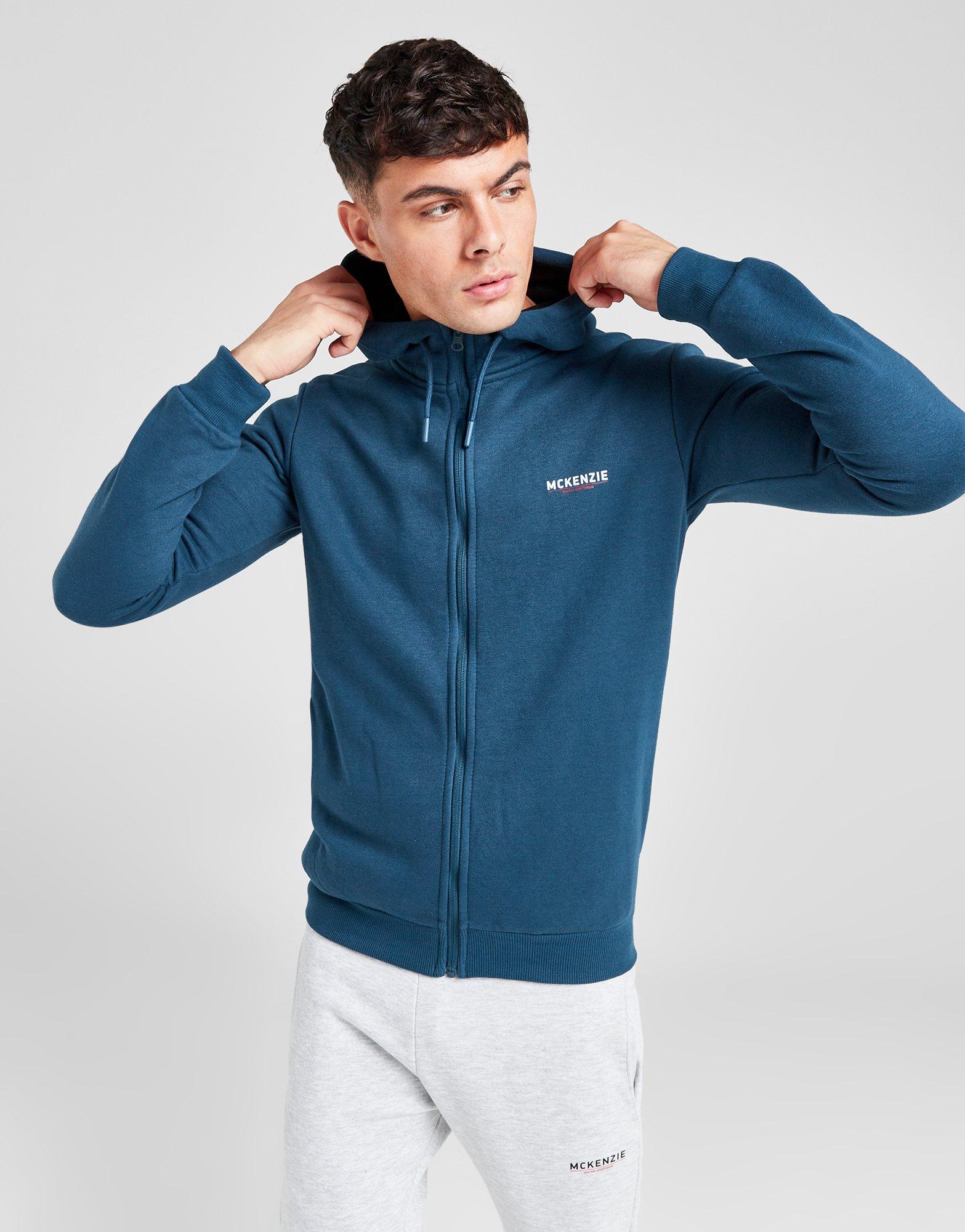 Blue McKenzie Essential Edge Full Zip Hoodie - JD Sports Global