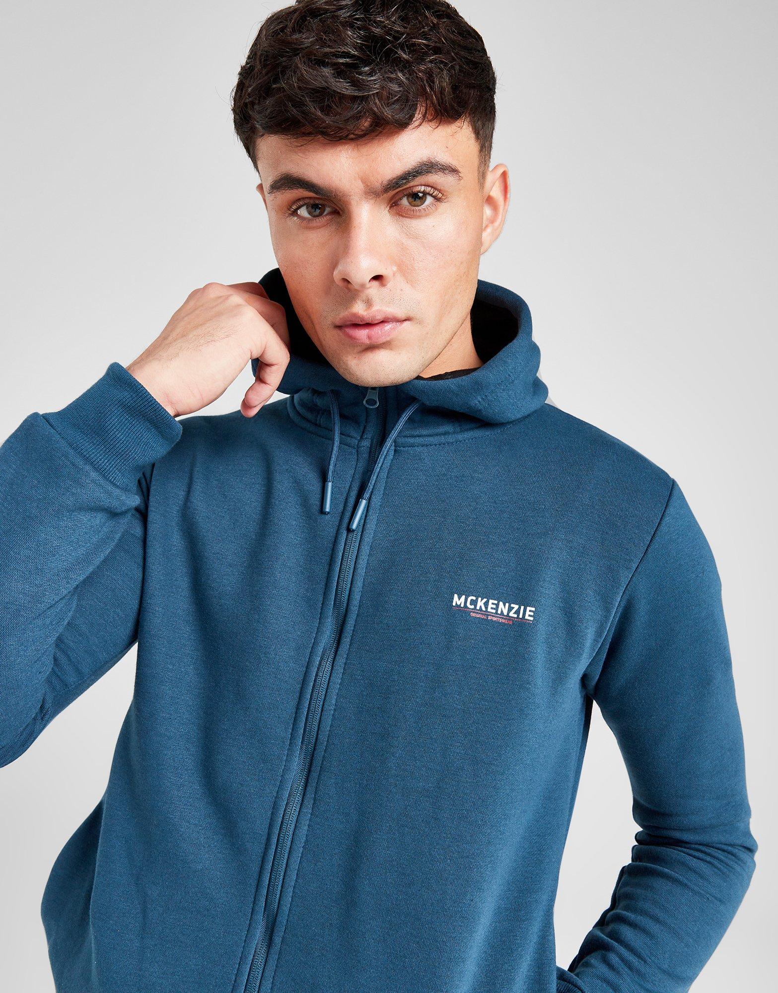 Blue McKenzie Essential Edge Full Zip Hoodie - JD Sports Global