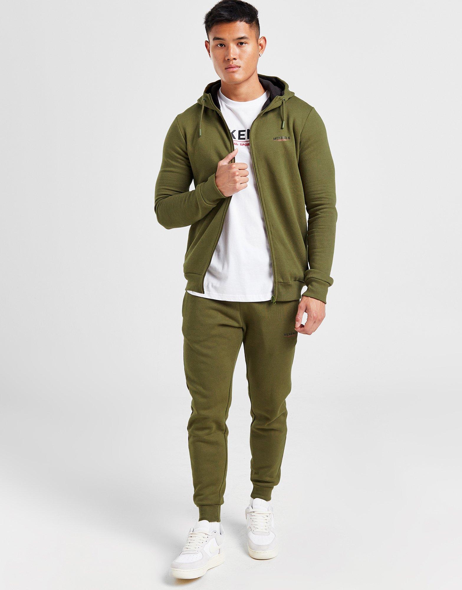 Green McKenzie Essential Edge Full Zip Hoodie JD Sports UK