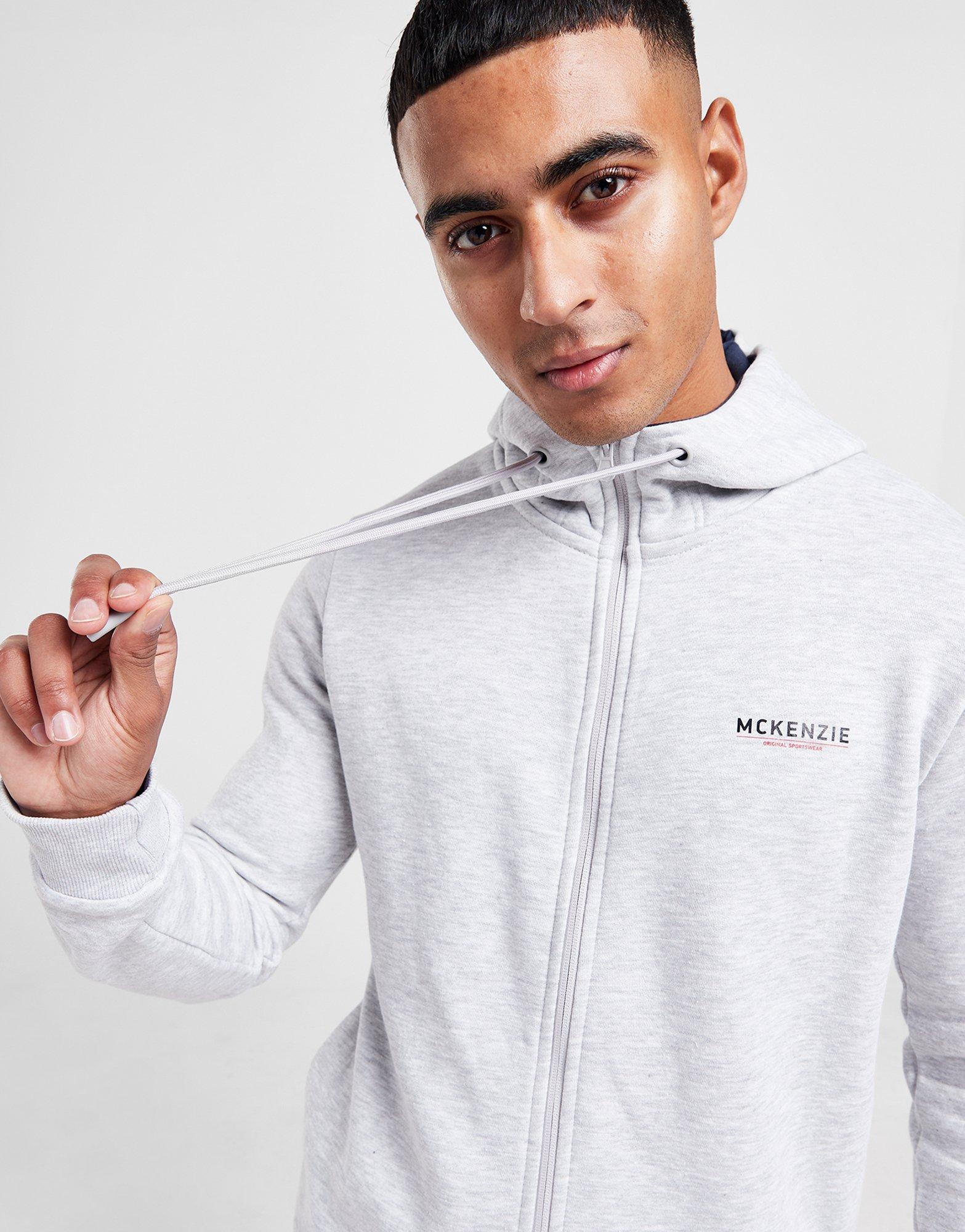 McKenzie Essential Edge Full Zip Sudadera con capucha en Gris