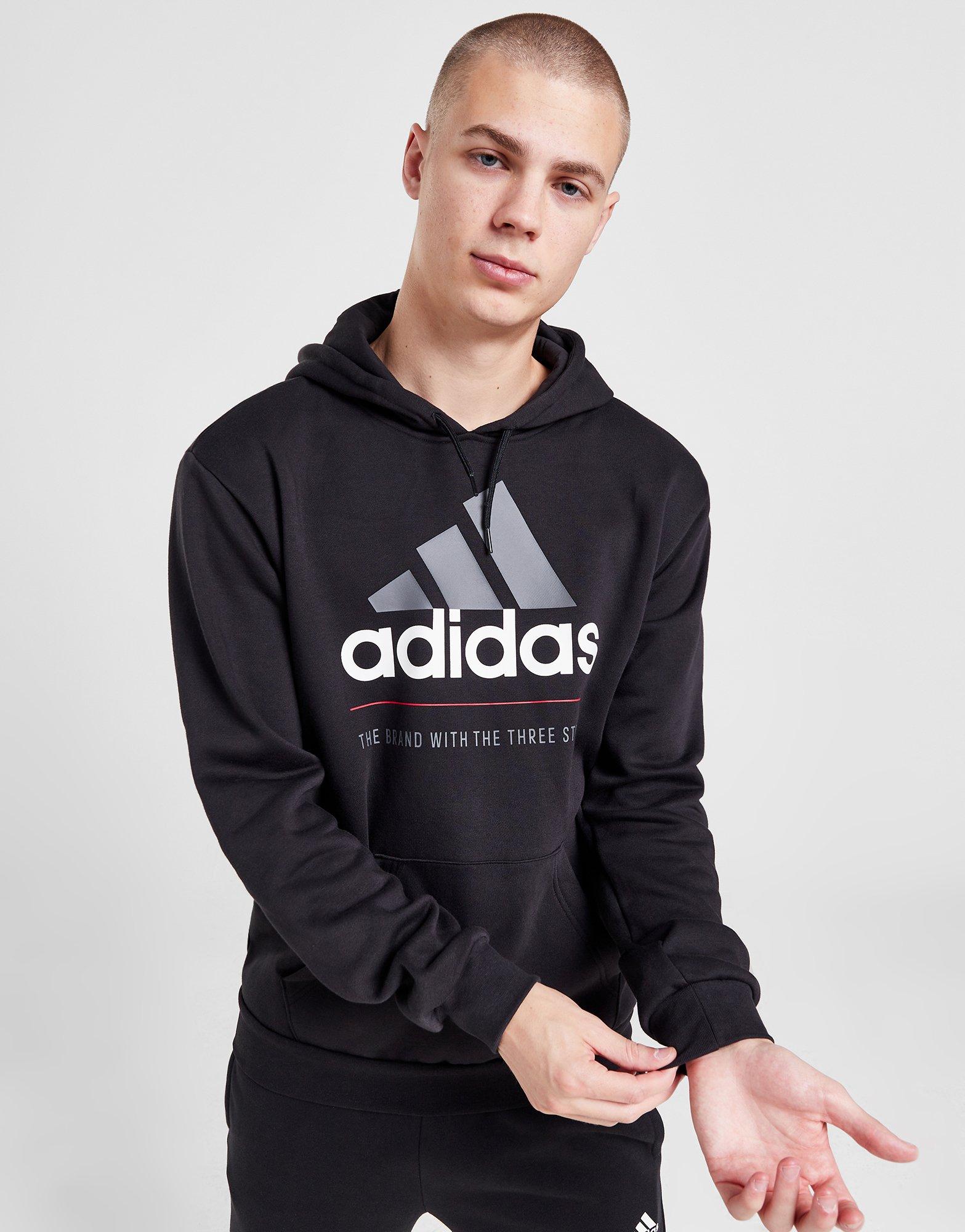 adidas Ensemble de survêtement Badge of Sport Homme Gris- JD