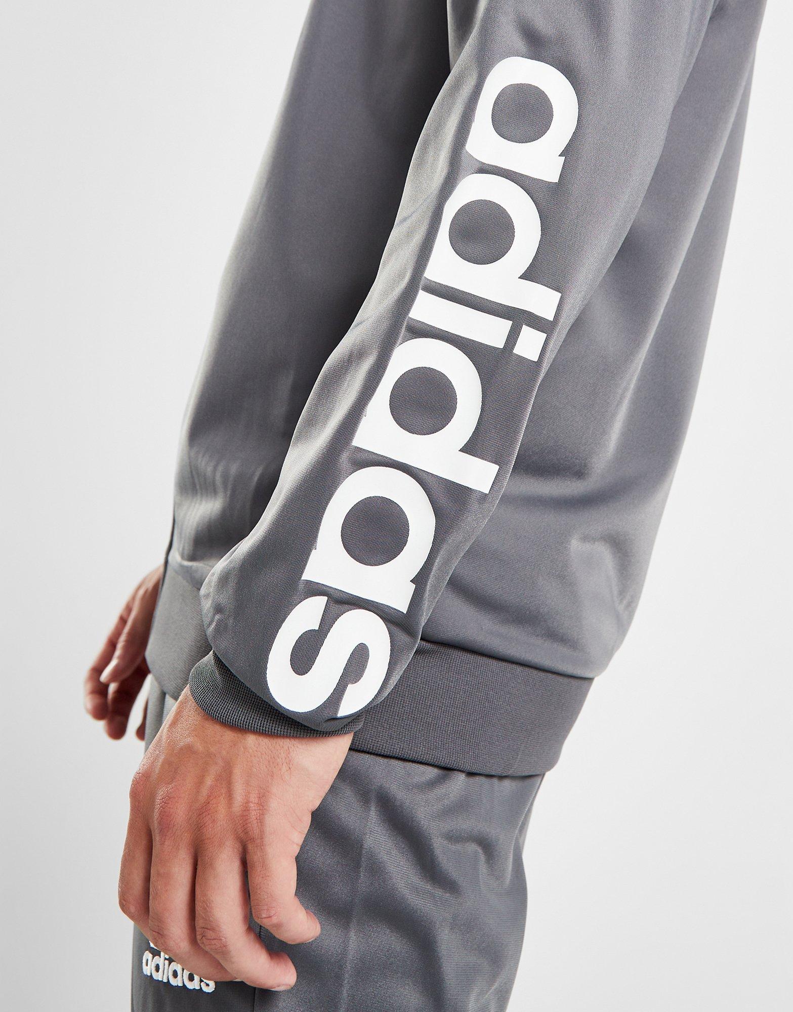 Grey adidas Badge of Sport Linear Logo Track Pants - JD Sports Global