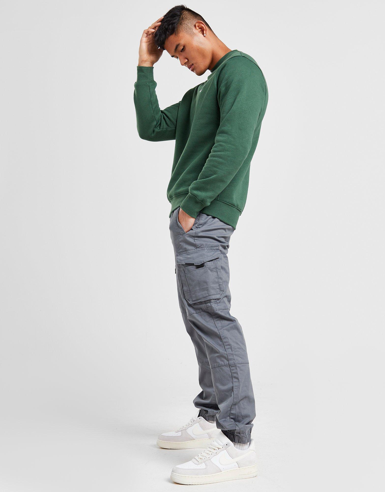 Grey cheap green pants