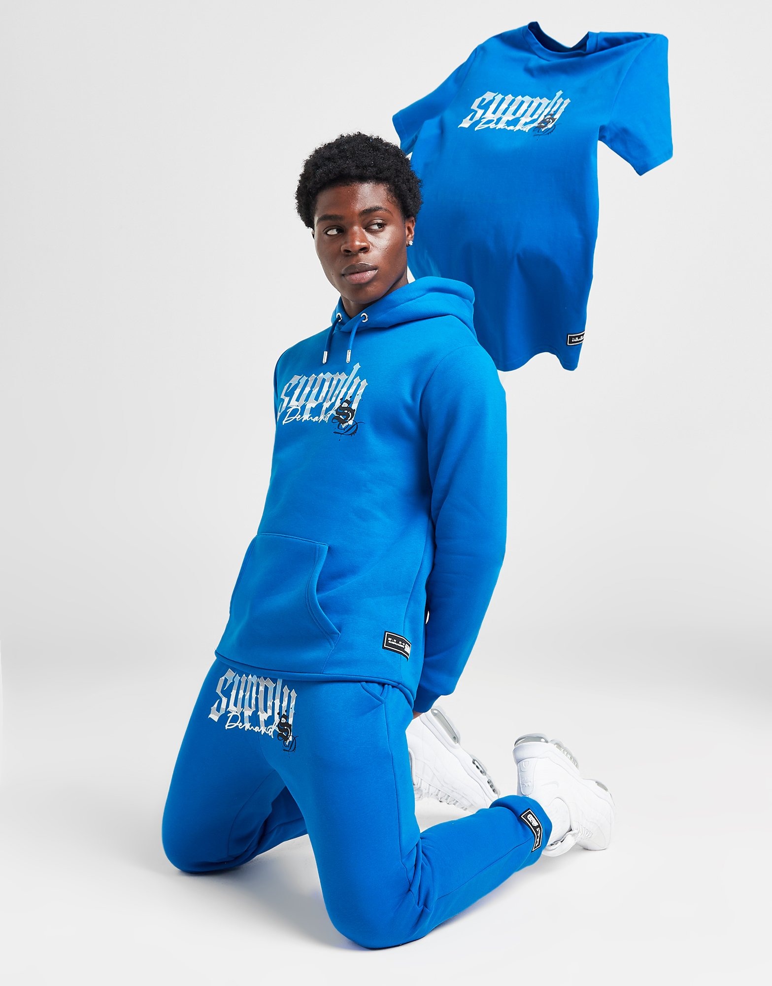 Blue Supply & Demand Blaze Camo Hoodie JD Sports Malaysia
