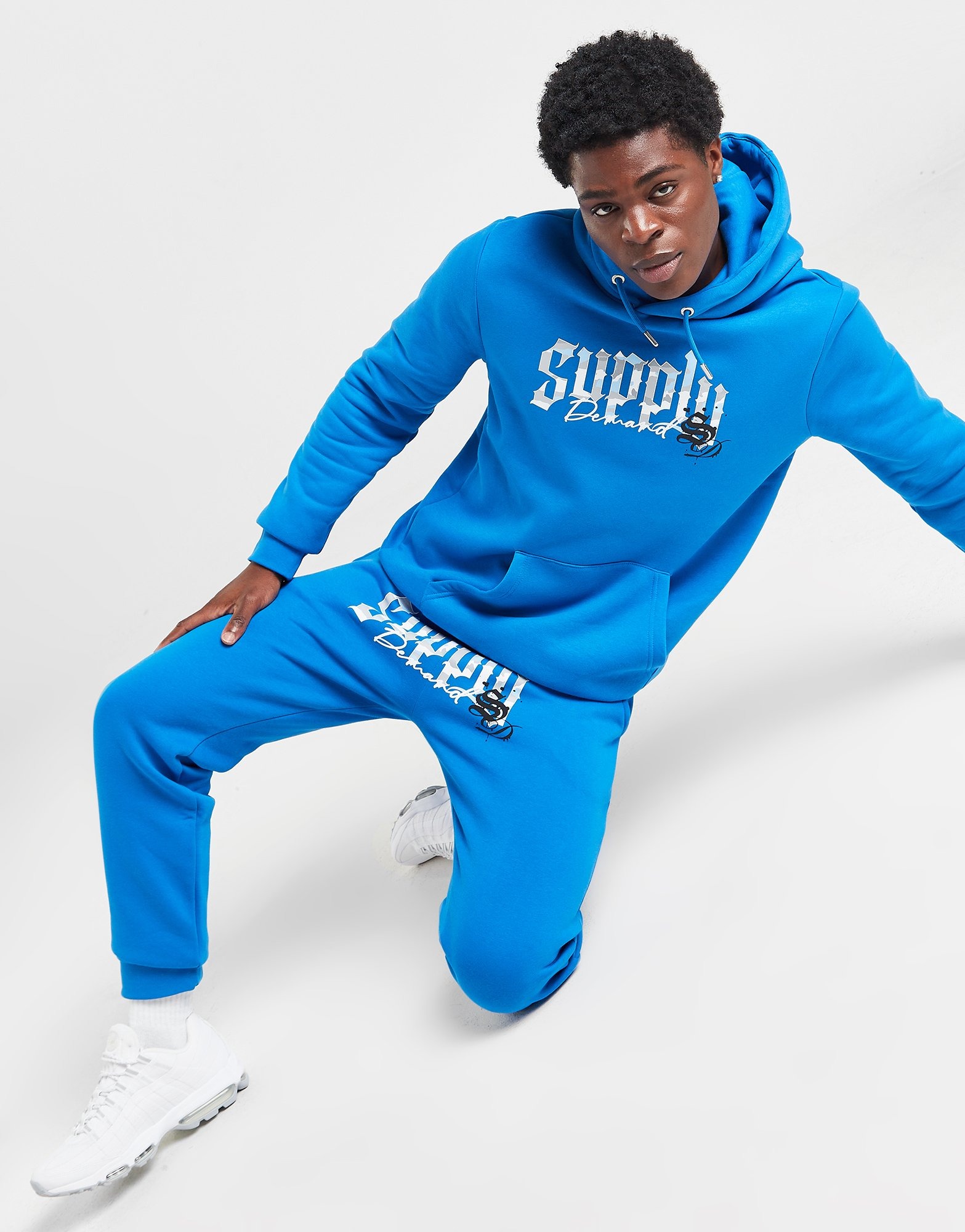 Blue Supply & Demand Blaze Camo Joggers JD Sports