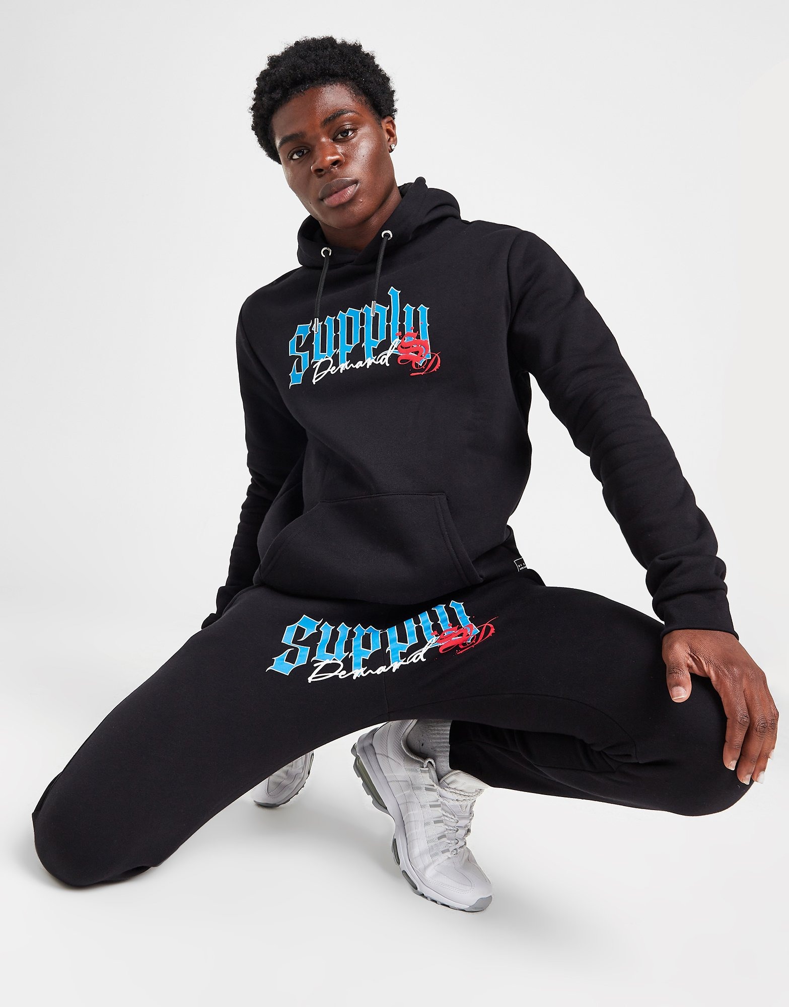 Supply & Demand Blaze Fill Tracksuit Schwarz, JD Sports Österreich