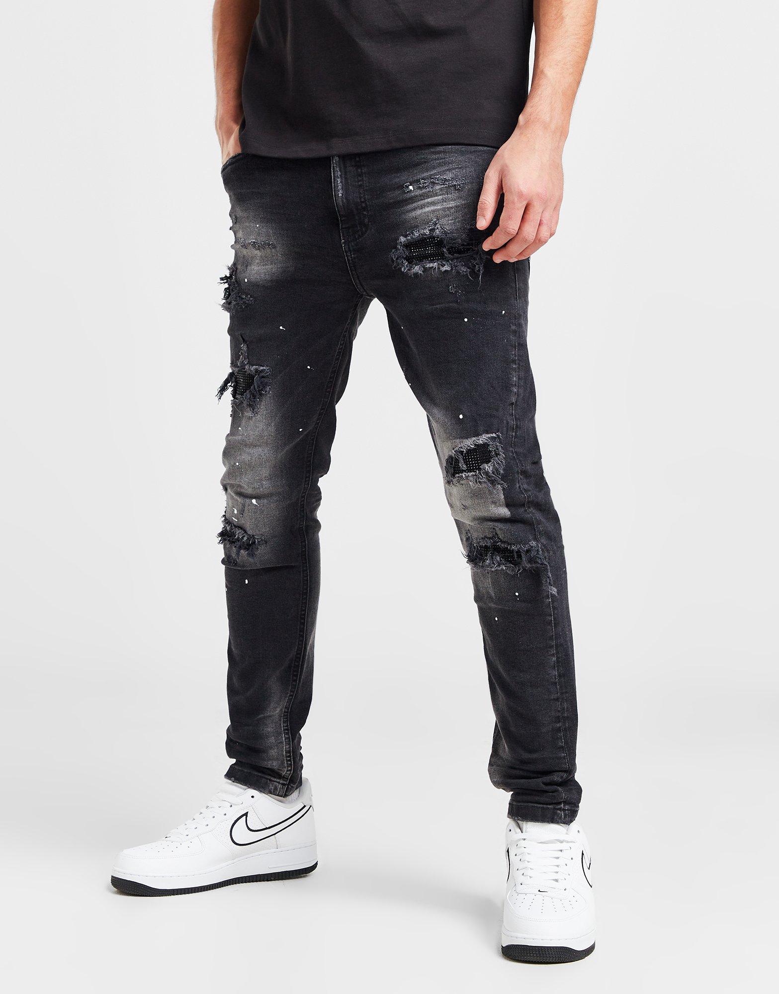 Sportif negro jeans sale