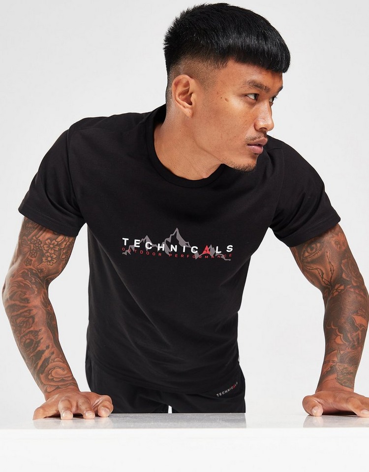 Black Technicals Crag T-Shirt | JD Sports UK