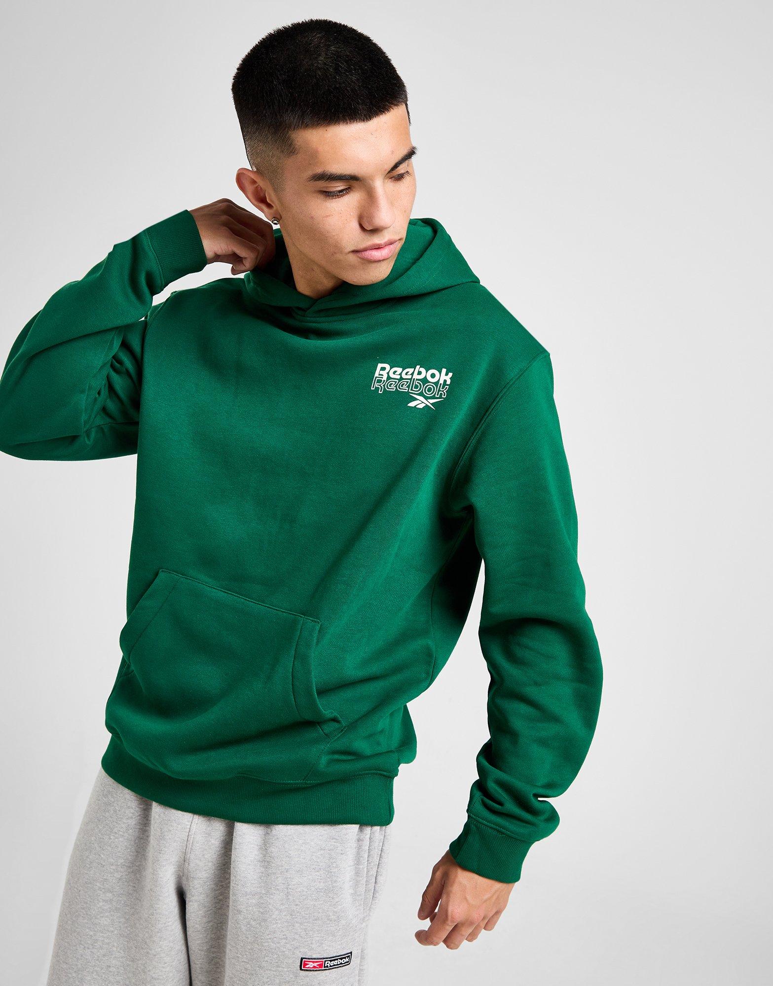 Reebok hoodie deals mens green