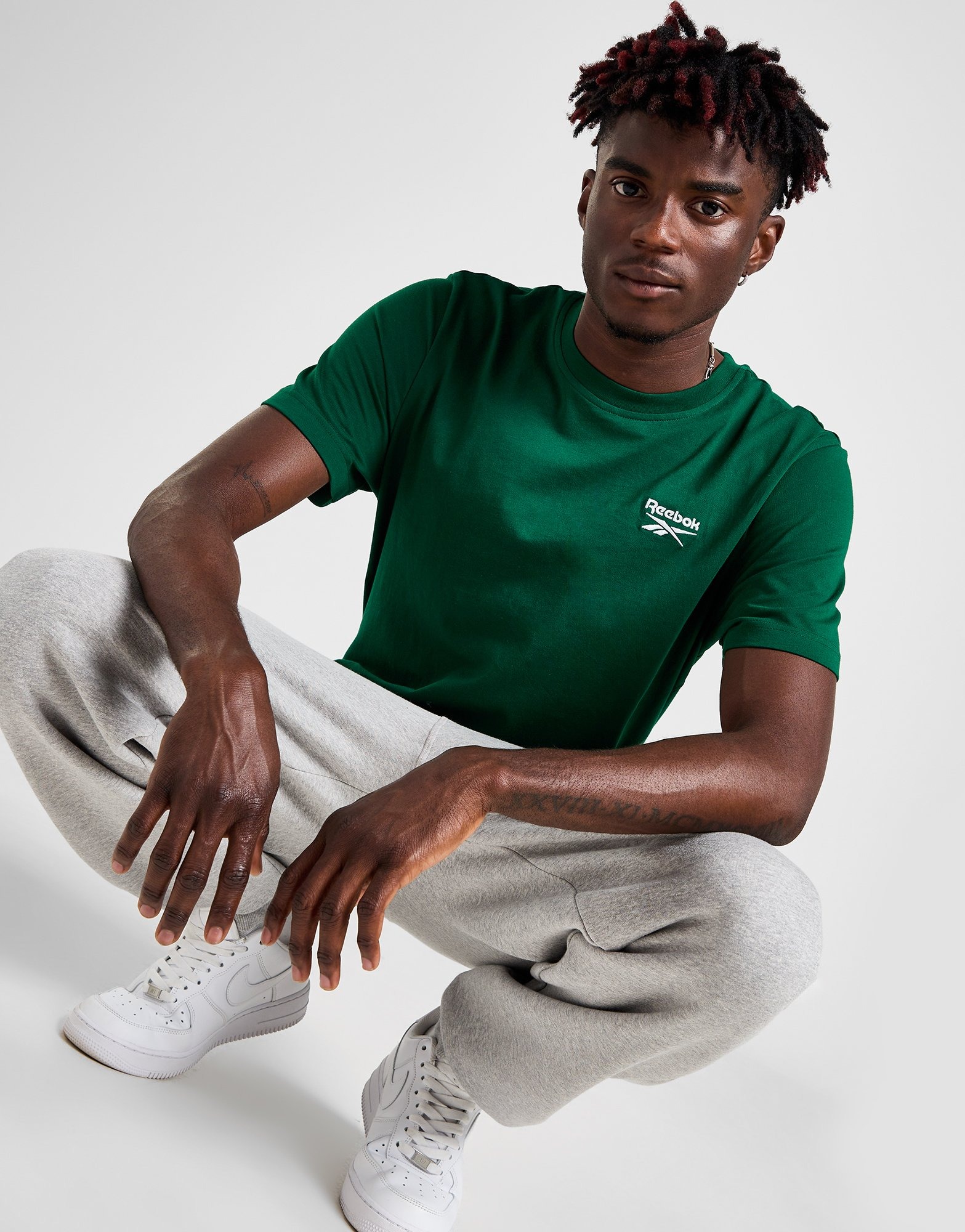 Green Reebok Core Vector T-Shirt | JD Sports UK