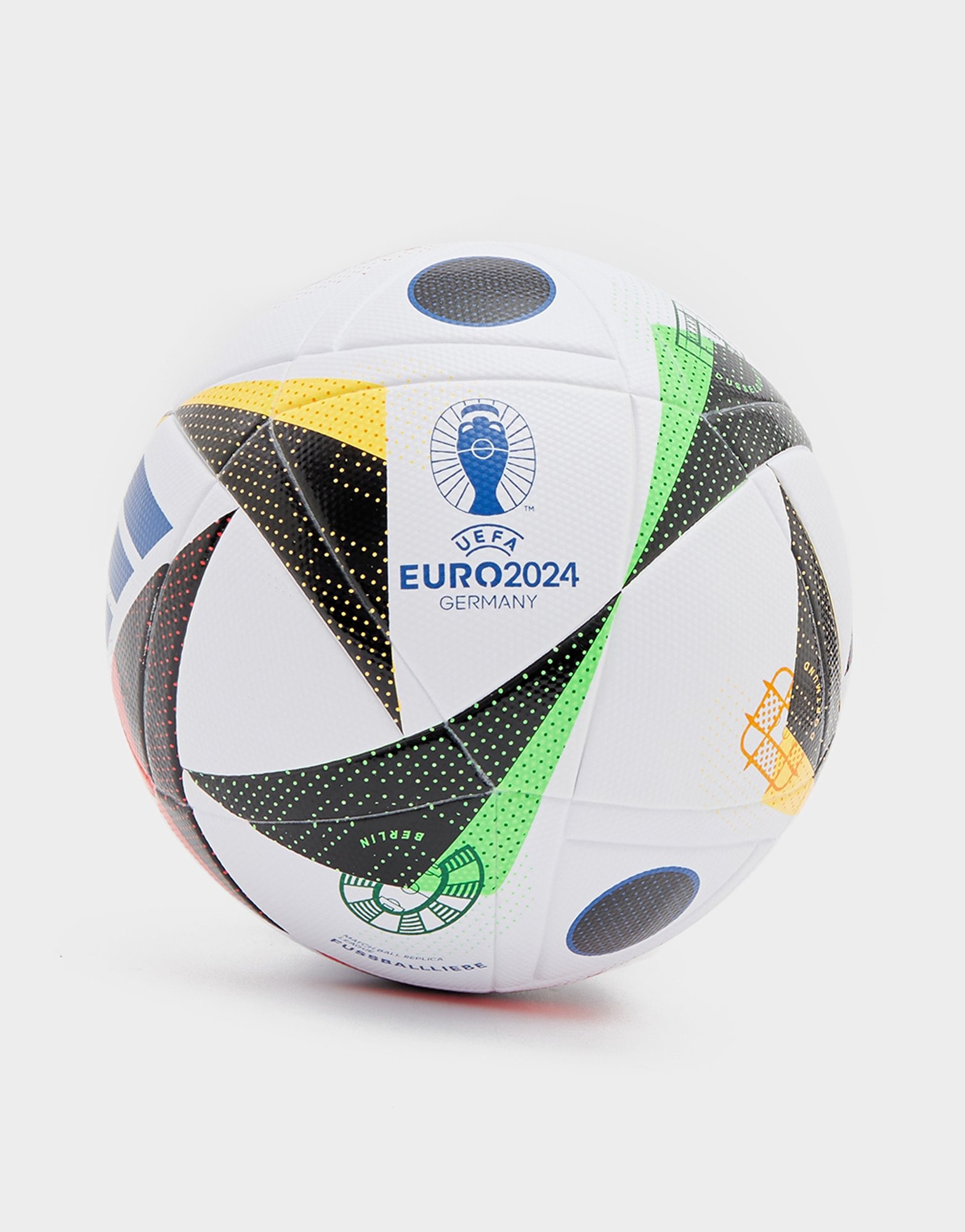 White adidas Euro 2024 Boxed Football JD Sports UK