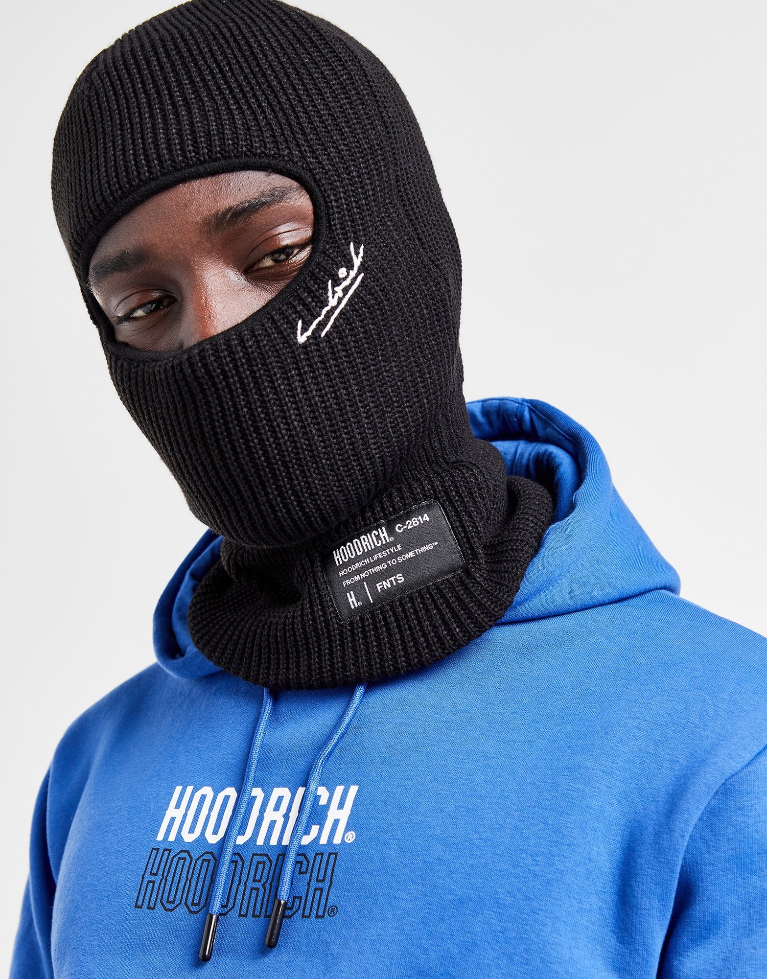Hoodrich Knitted Balaclava in Nero JD Sports