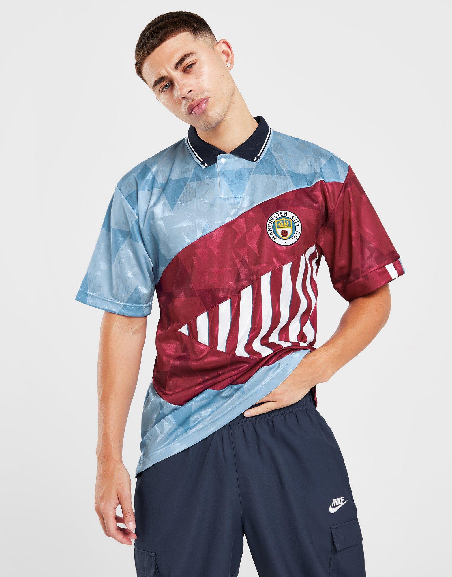 Score Draw Manchester City FC 1990 Mash Up Retro Shirt