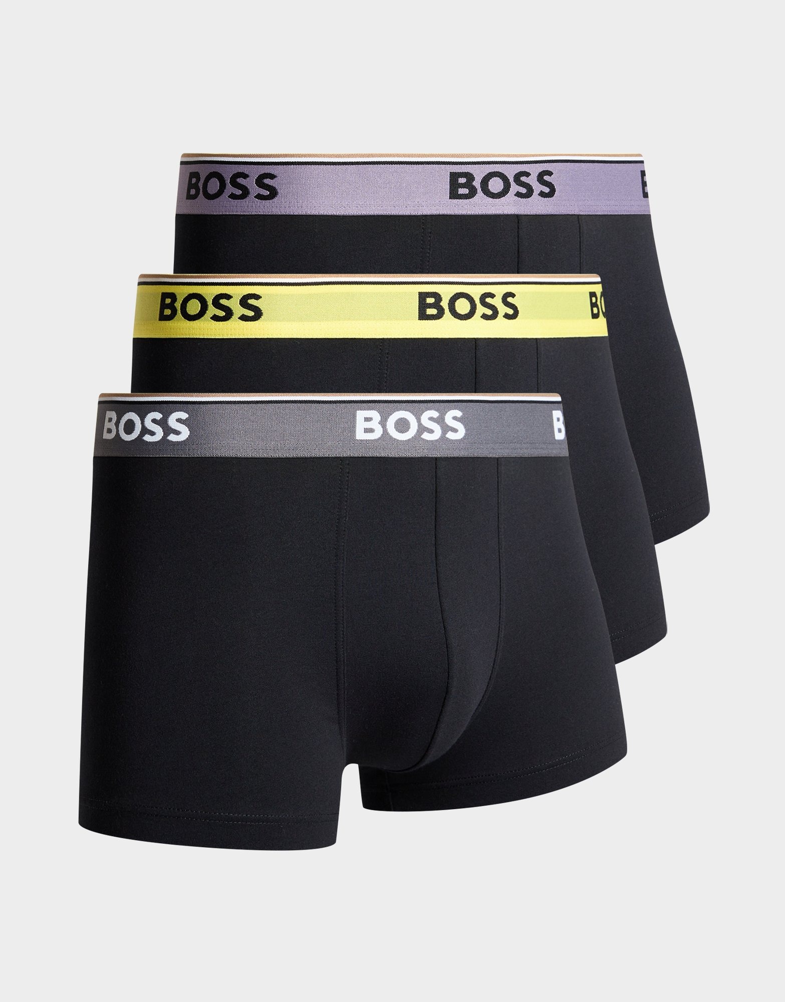 Intimo Hugo Boss Nuovo Etichettato Confezione Da 3 Slip Hugo Boss In Cotone Elasticizzato Nero Per Uomo - Nuovo Con Etichette Slip Uomo Hugo Boss 3 Pezzi