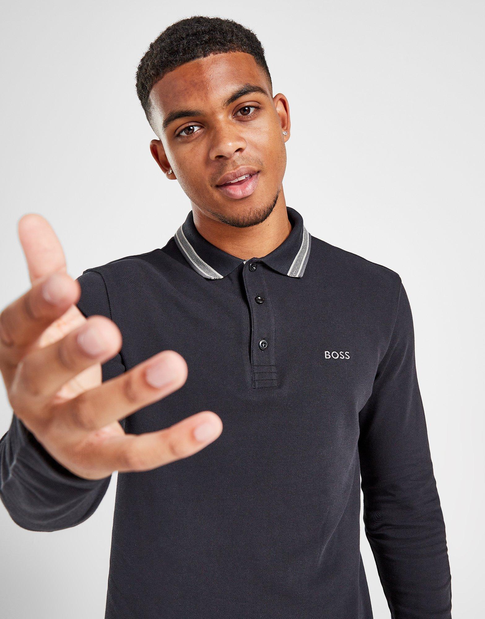 Long sleeve boss polo new arrivals