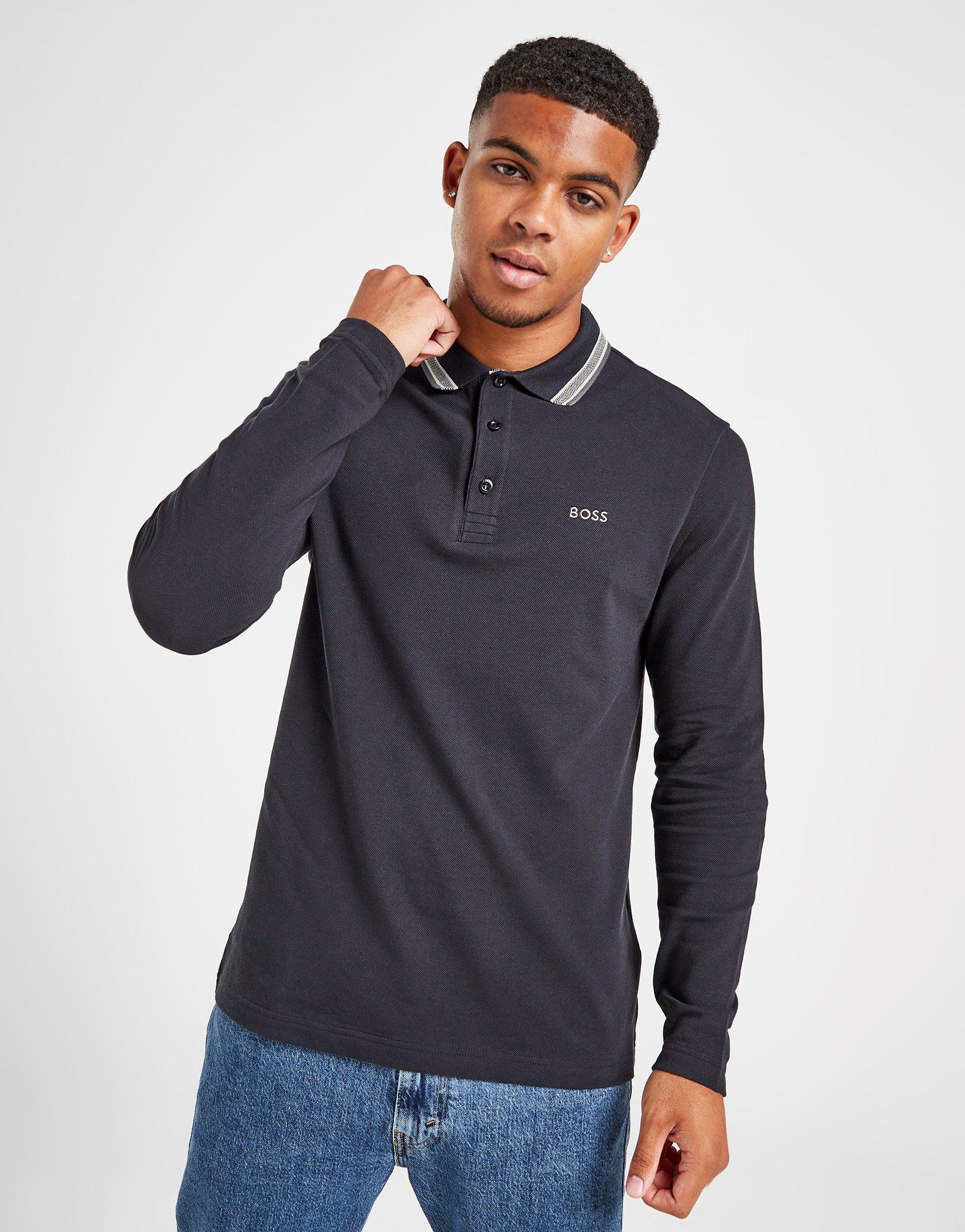 Polo manches longues hugo boss new arrivals