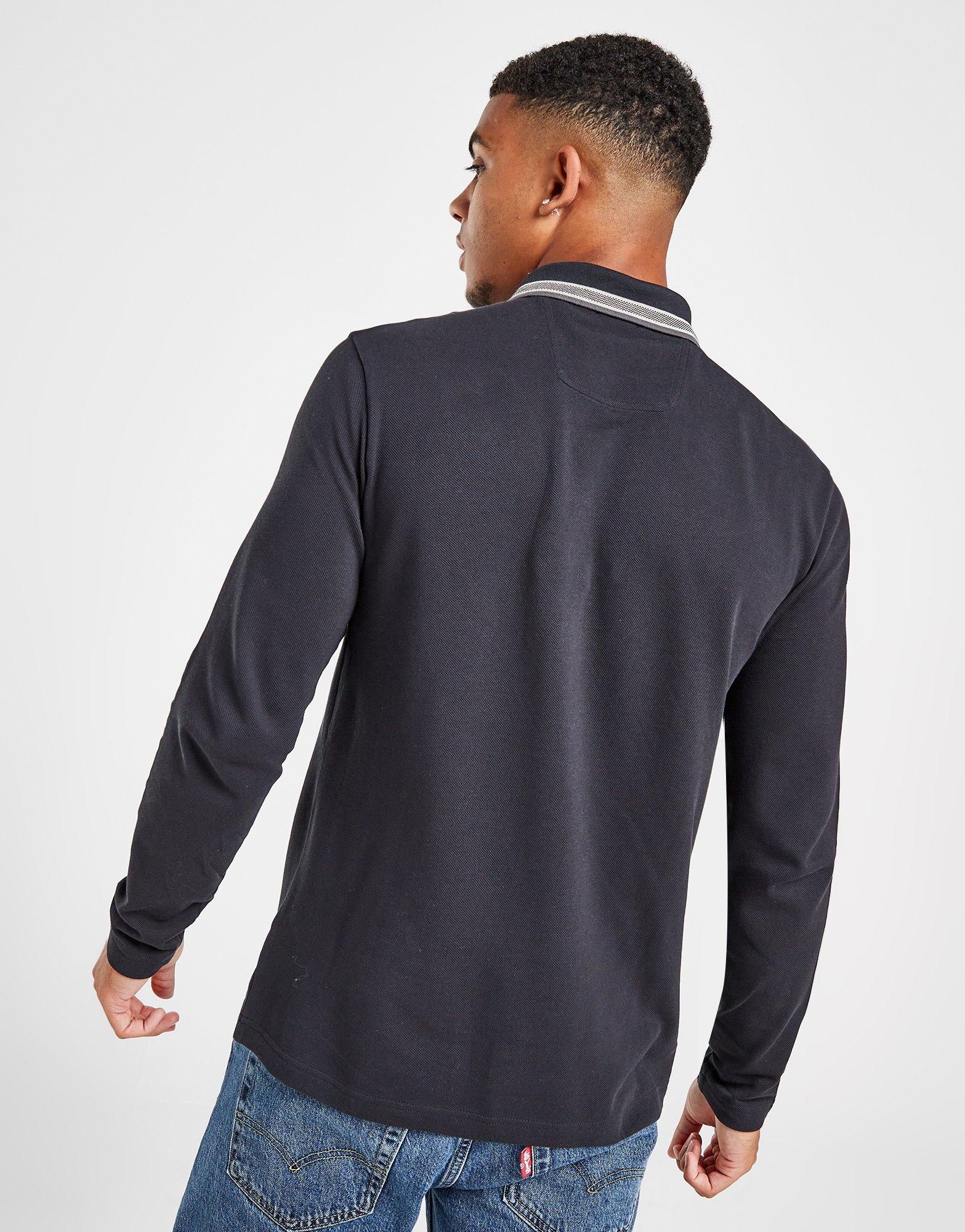 BOSS Plisy Long Sleeve Polo Shirt