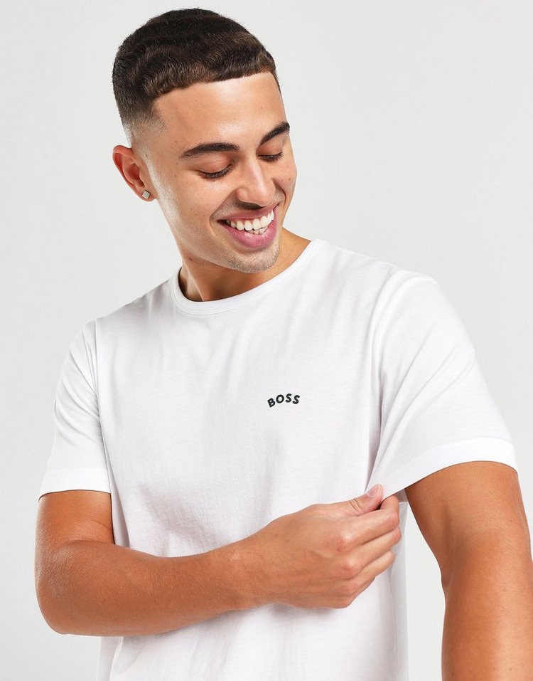 BOSS Curved Logo Short Sleeve T-Shirt