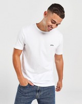 BOSS Curved Logo Short Sleeve T-Shirt Heren