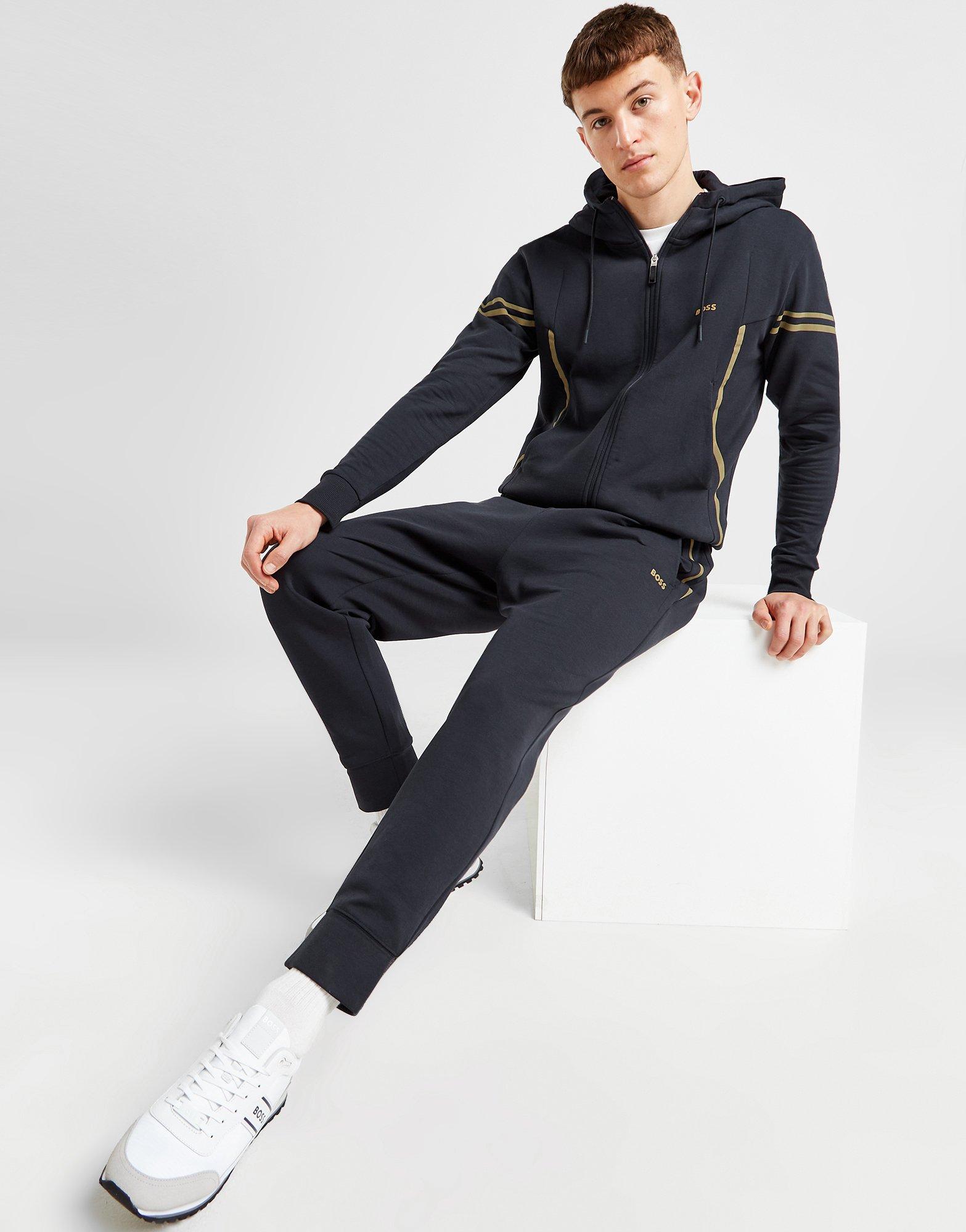 BOSS Pixel Full Zip Hooded Tracksuit