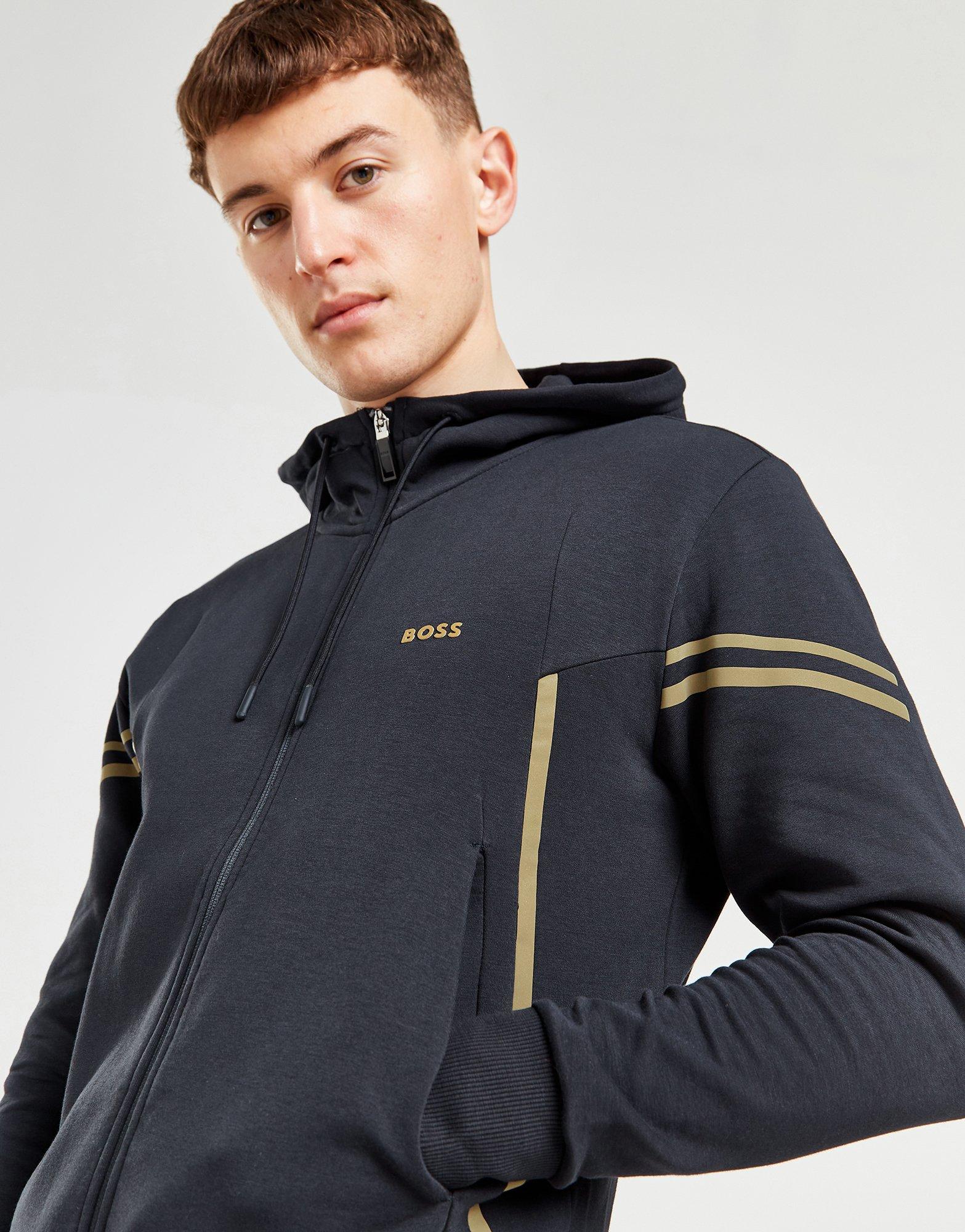 BOSS Pixel Full Zip Hooded Tracksuit