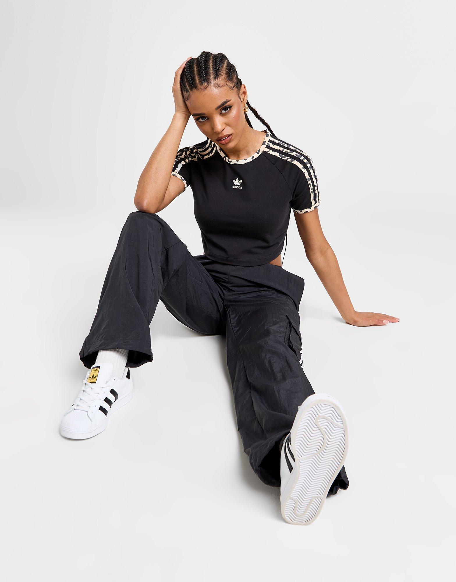 adidas Originals 3-Stripes Leopard Baby T-Shirt