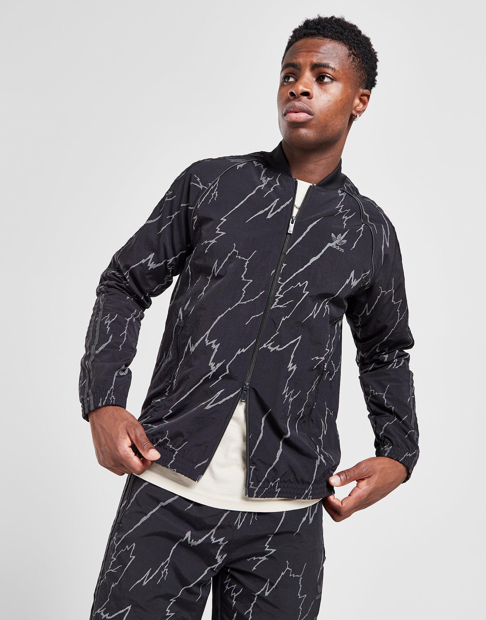 allover print track suit