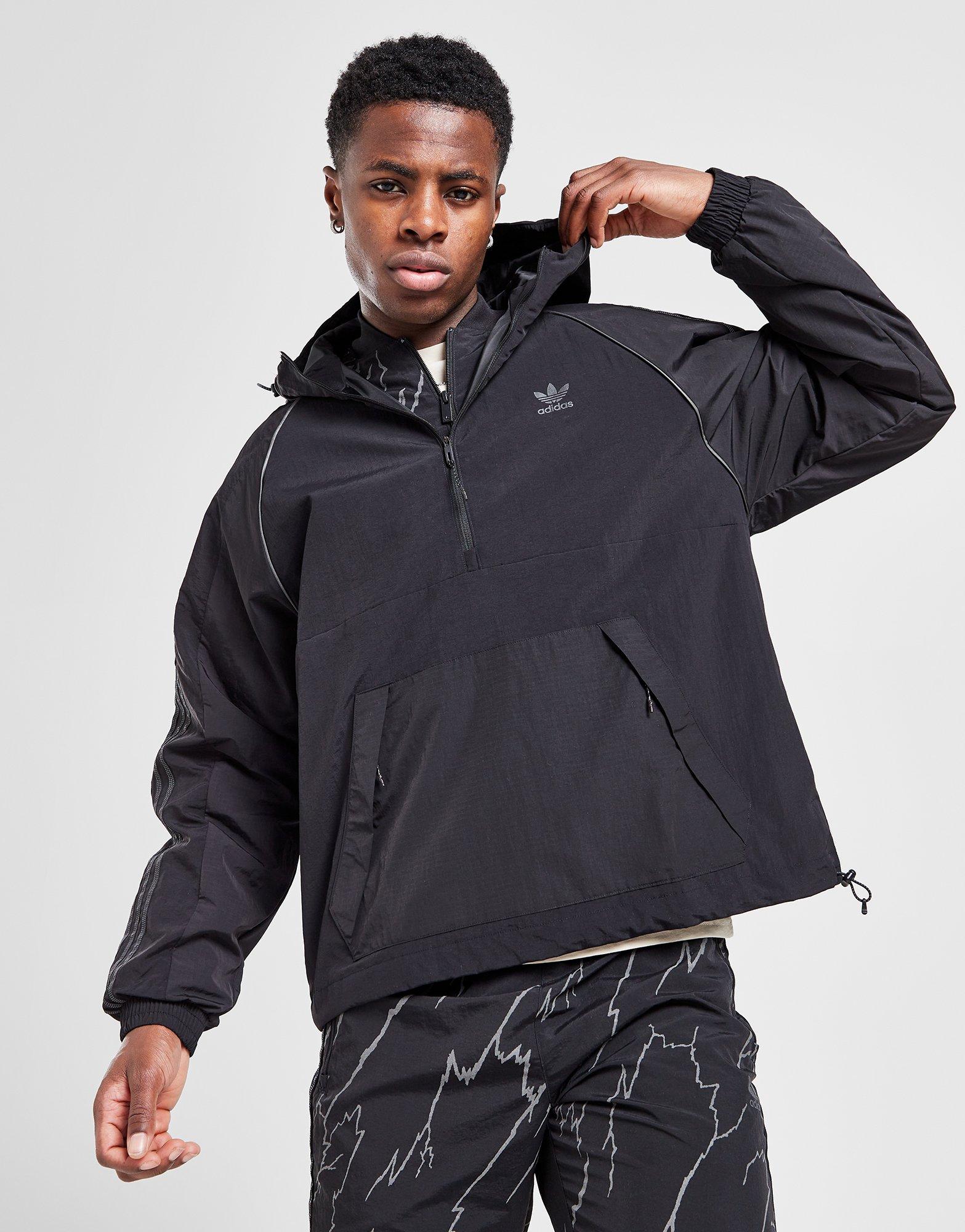 Adidas originals half 2025 zip hip lightweight jacket