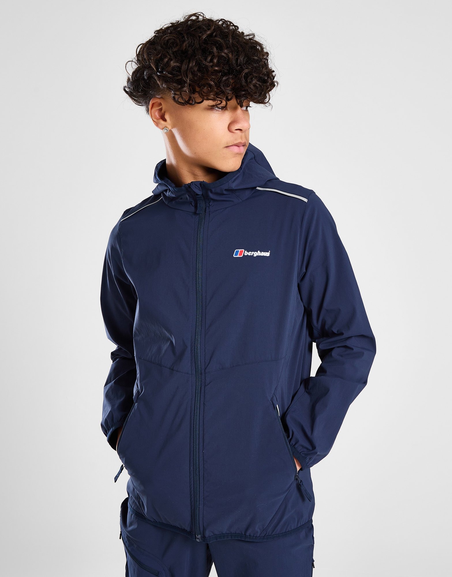 Navy Berghaus Hike Lake Jacket Junior JD Sports