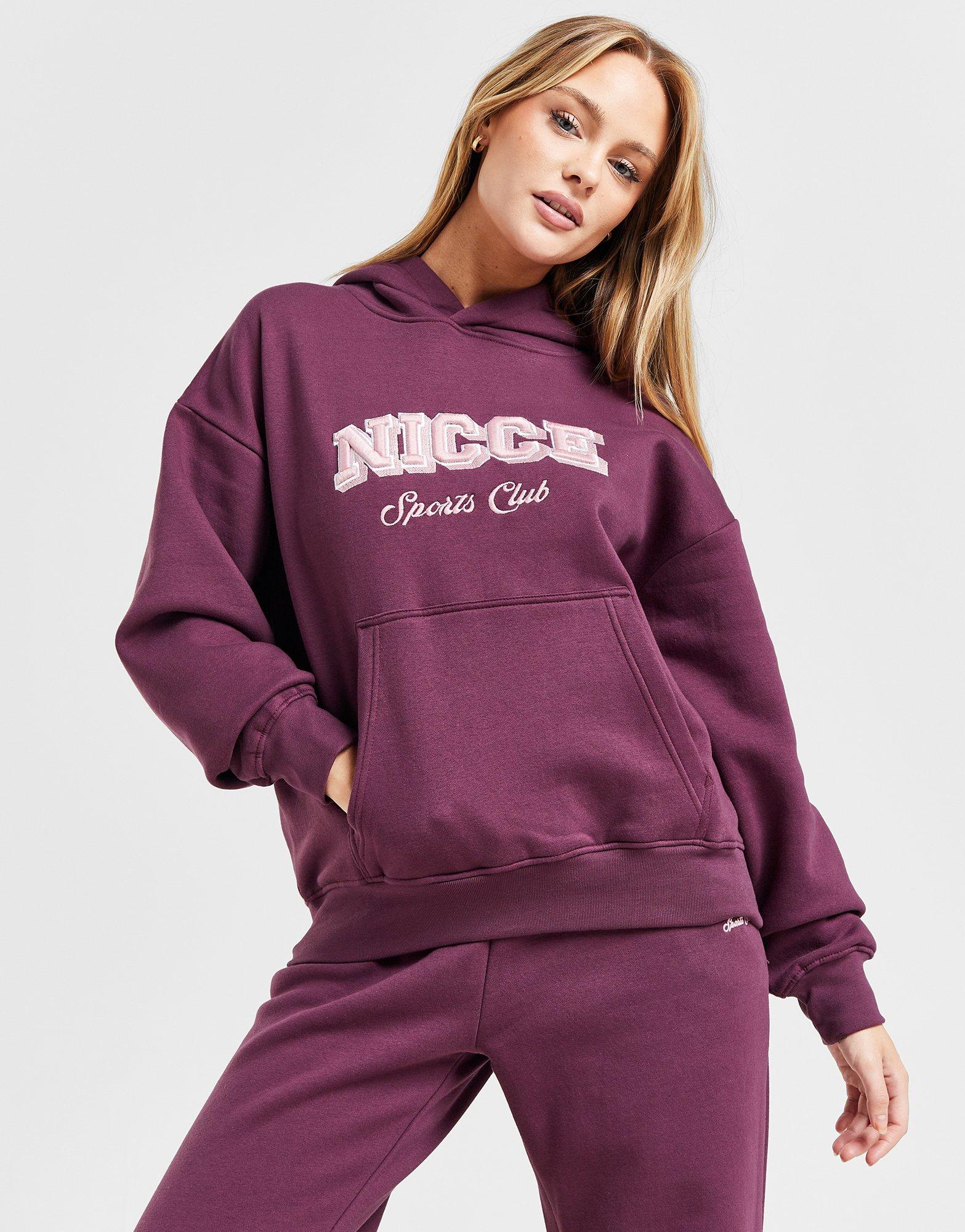 Purple Nicce Sports Logo Hoodie JD Sports Global