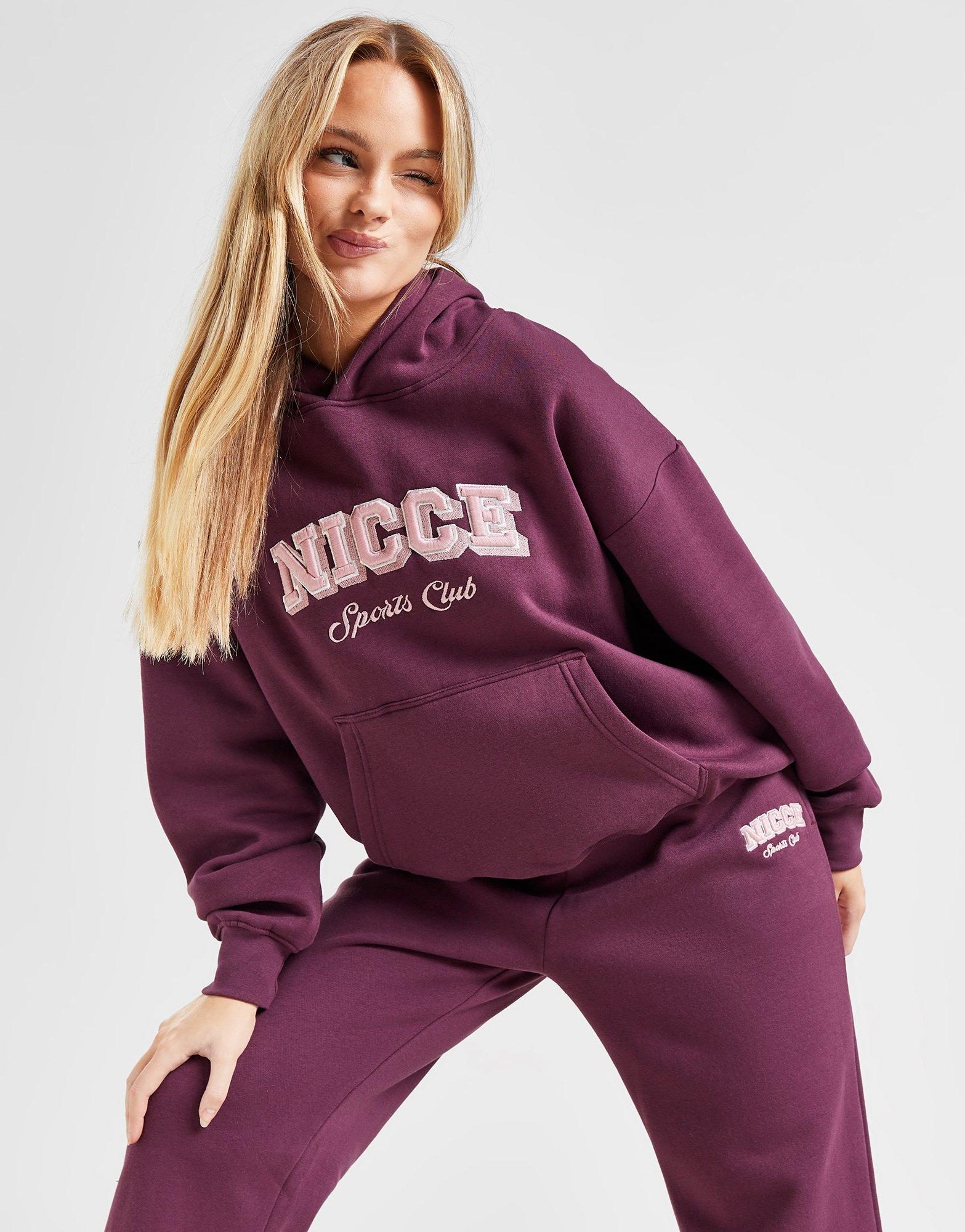 Nicce Sweat à Capuche Sport Femme Violet- JD Sports France