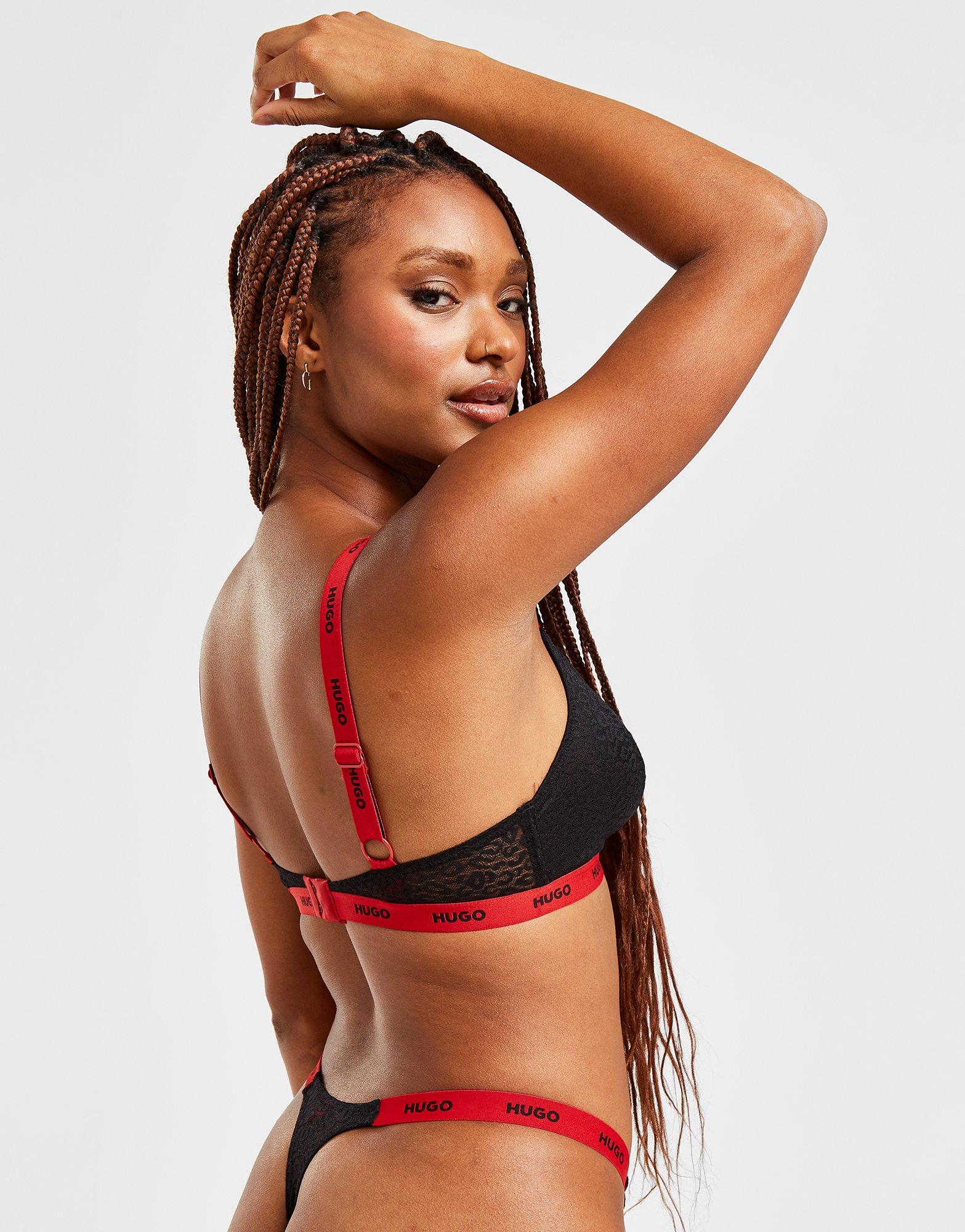 HUGO Sporty Lace Triangle Bra