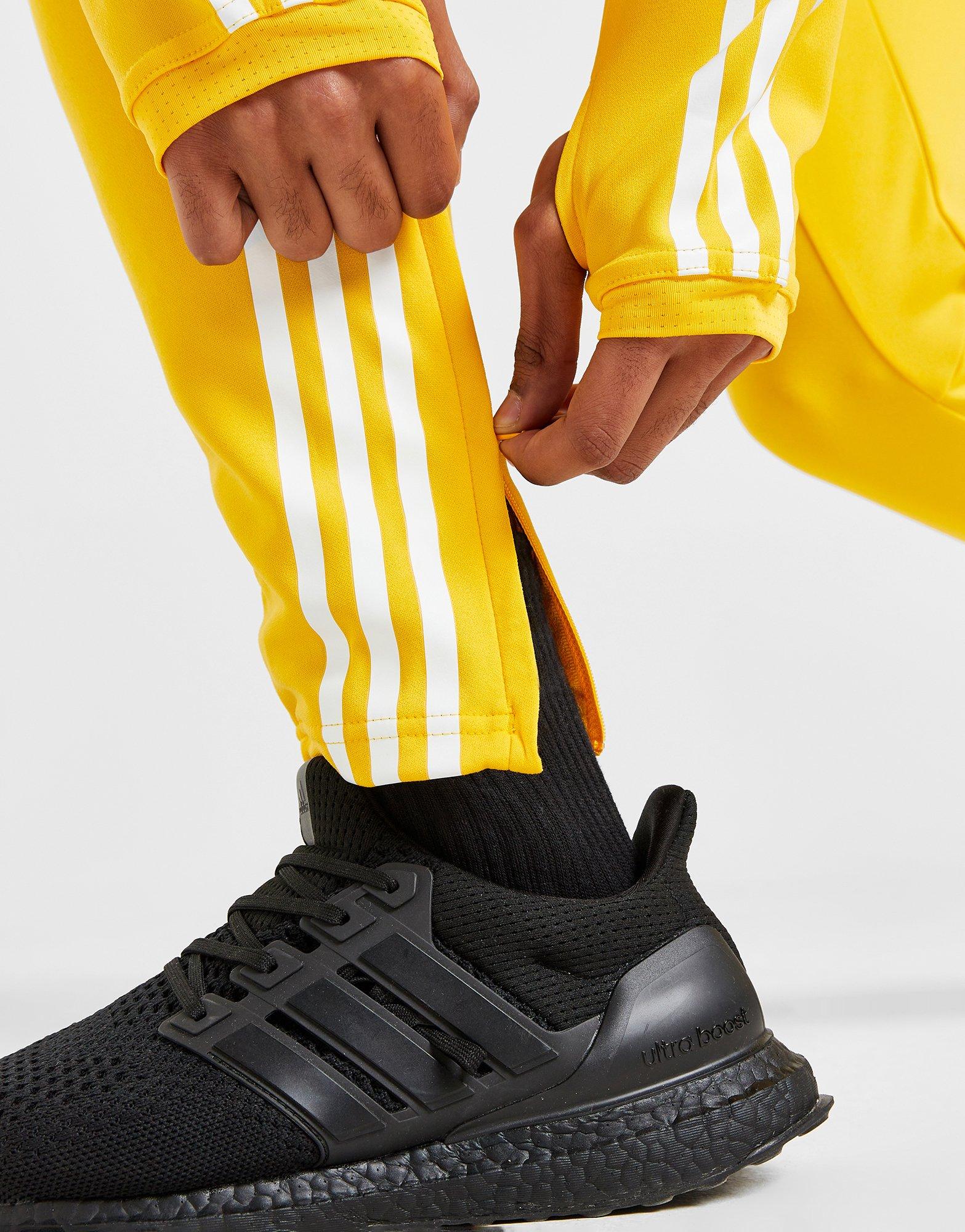 Yellow adidas joggers hot sale