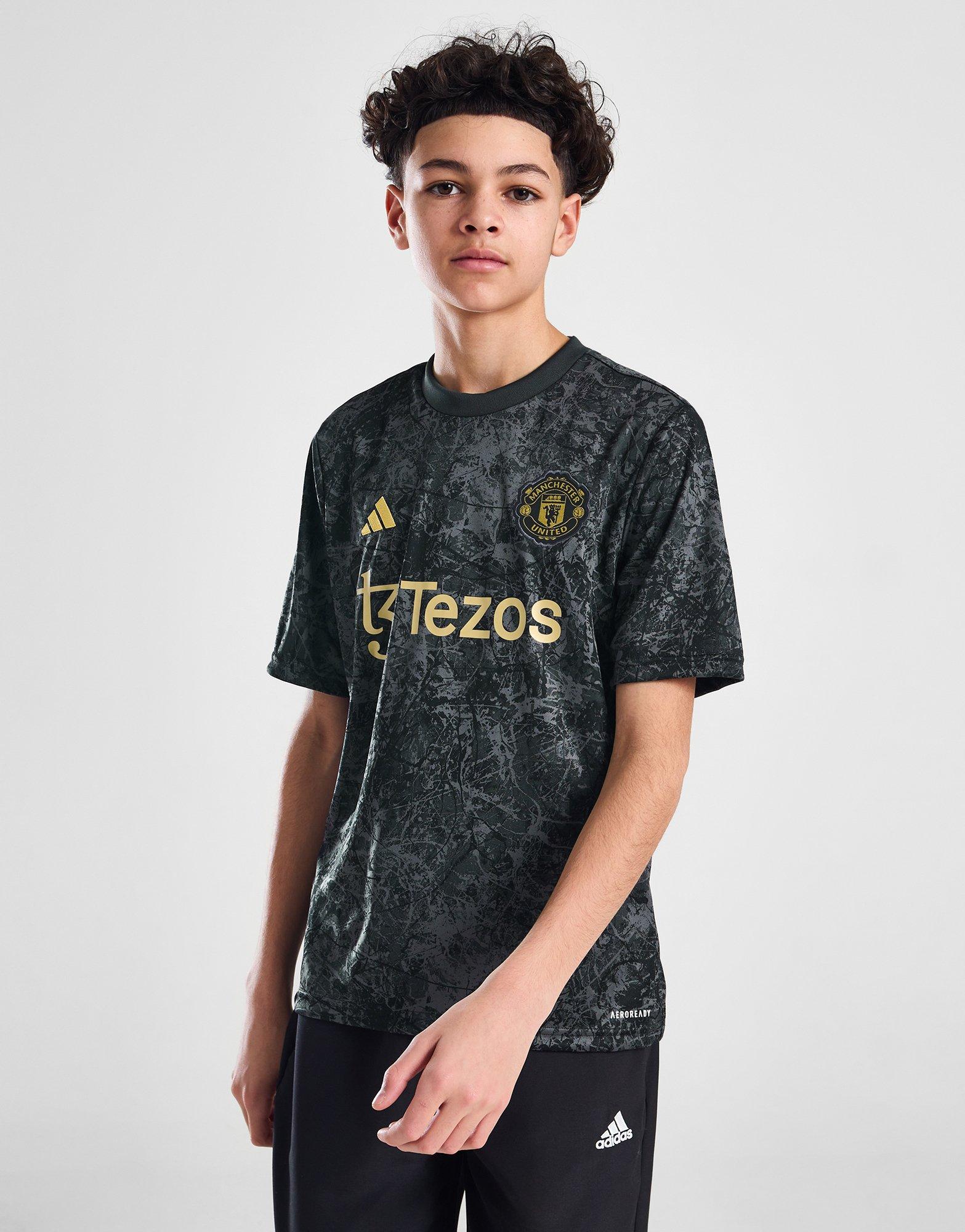 adidas Brand Love Allover Print T-Shirt Juniors