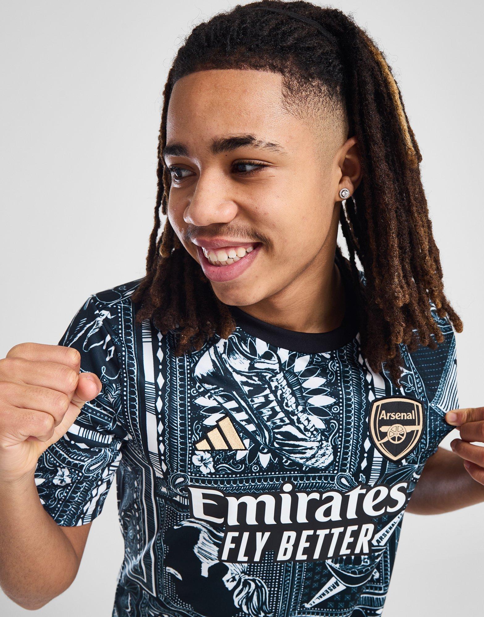 adidas Arsenal FC Ian Wright Pre Match Shirt Junior