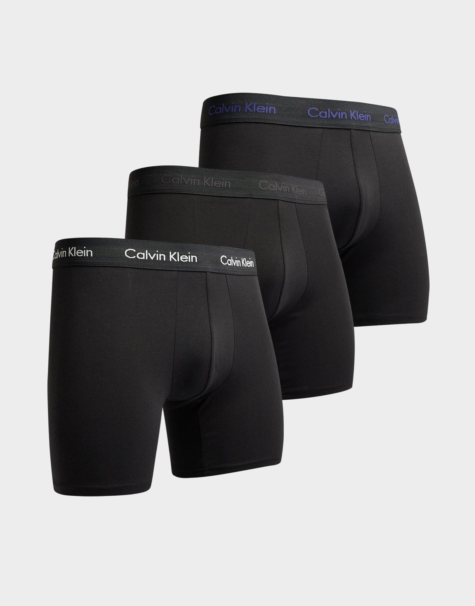 Black Calvin Klein Underwear 3-Pack Boxers | JD Sports UK