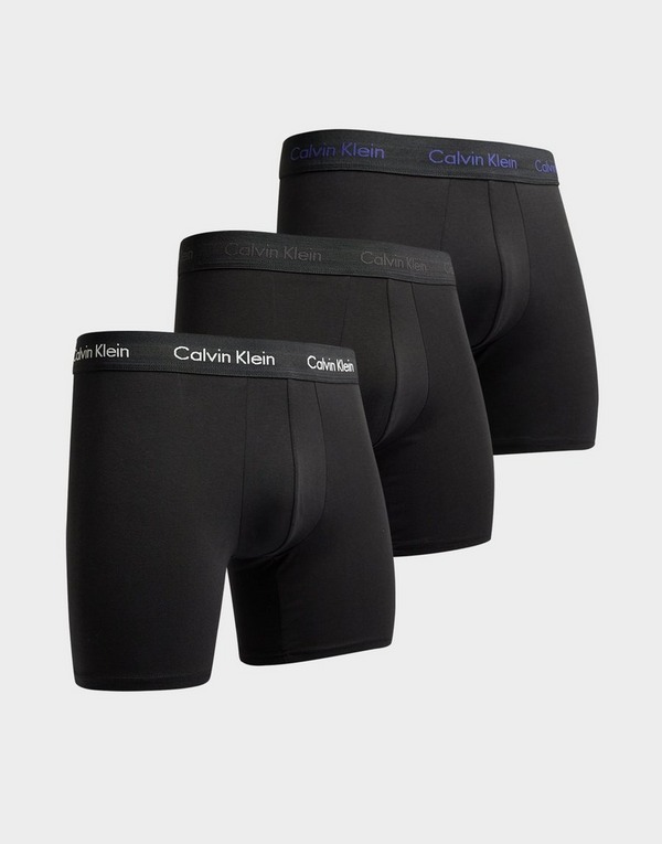 Black Calvin Klein Underwear 3-Pack Boxers