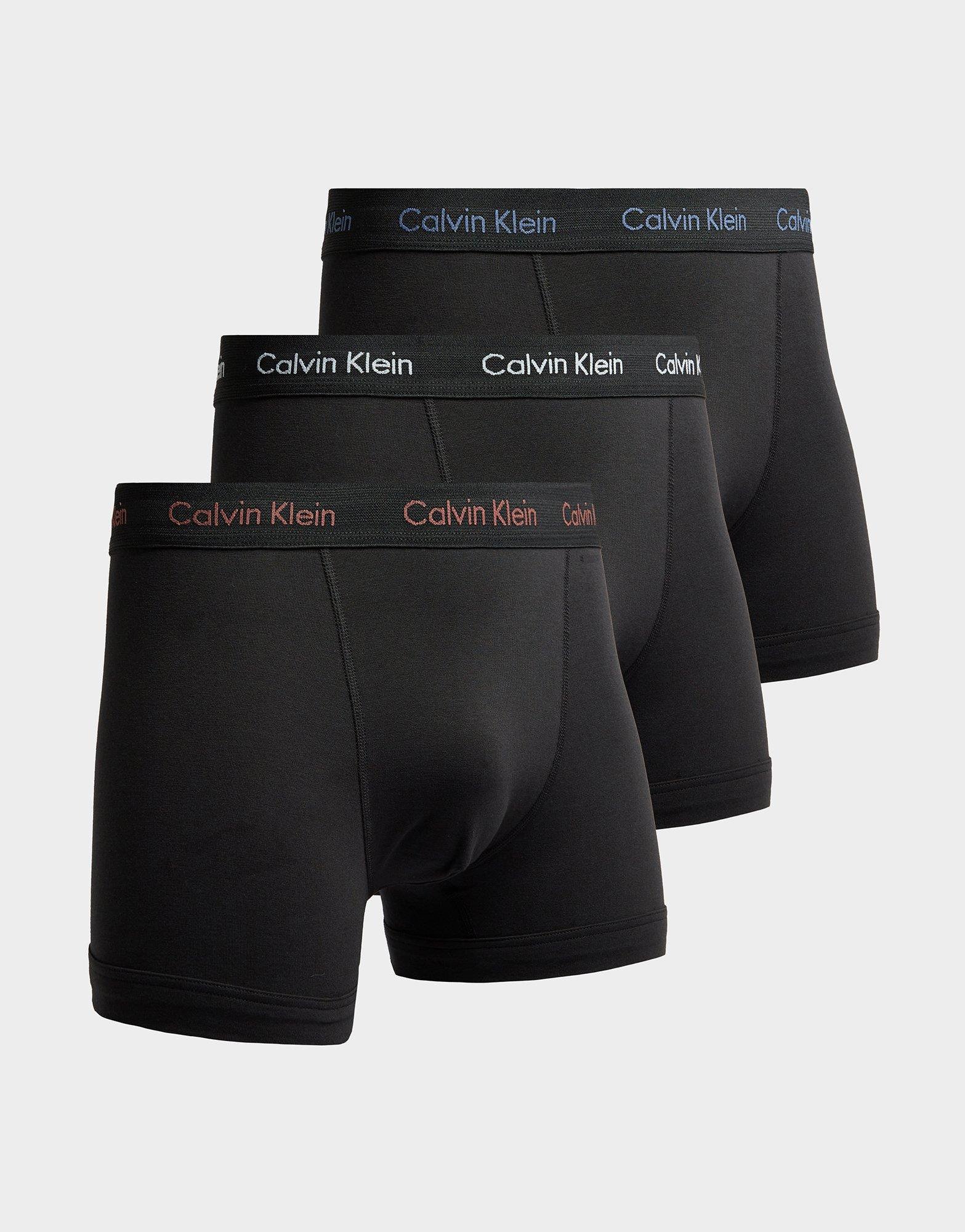 Black Calvin Klein Underwear 3Pack Trunks JD Sports