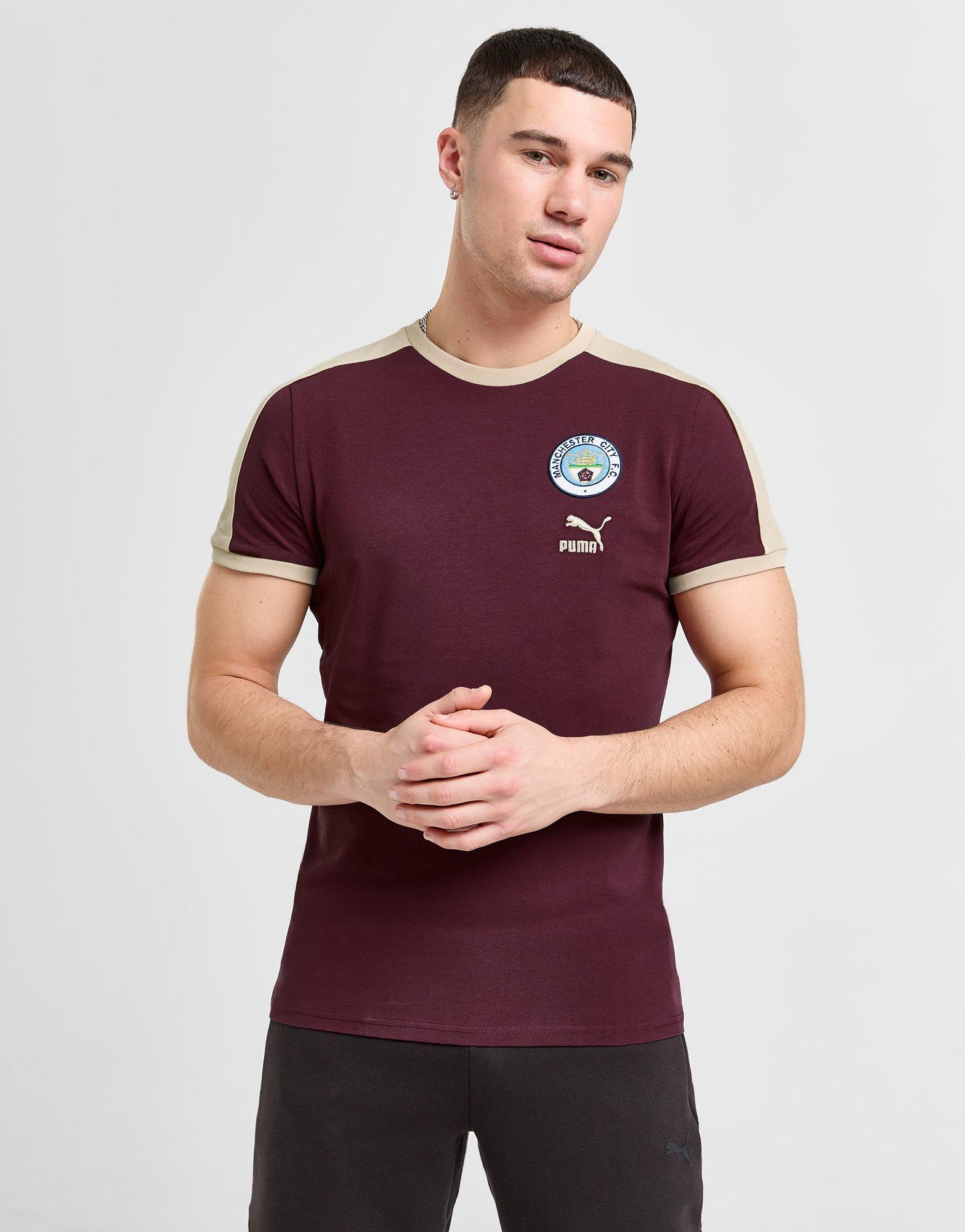 Maroon puma cheap shirt