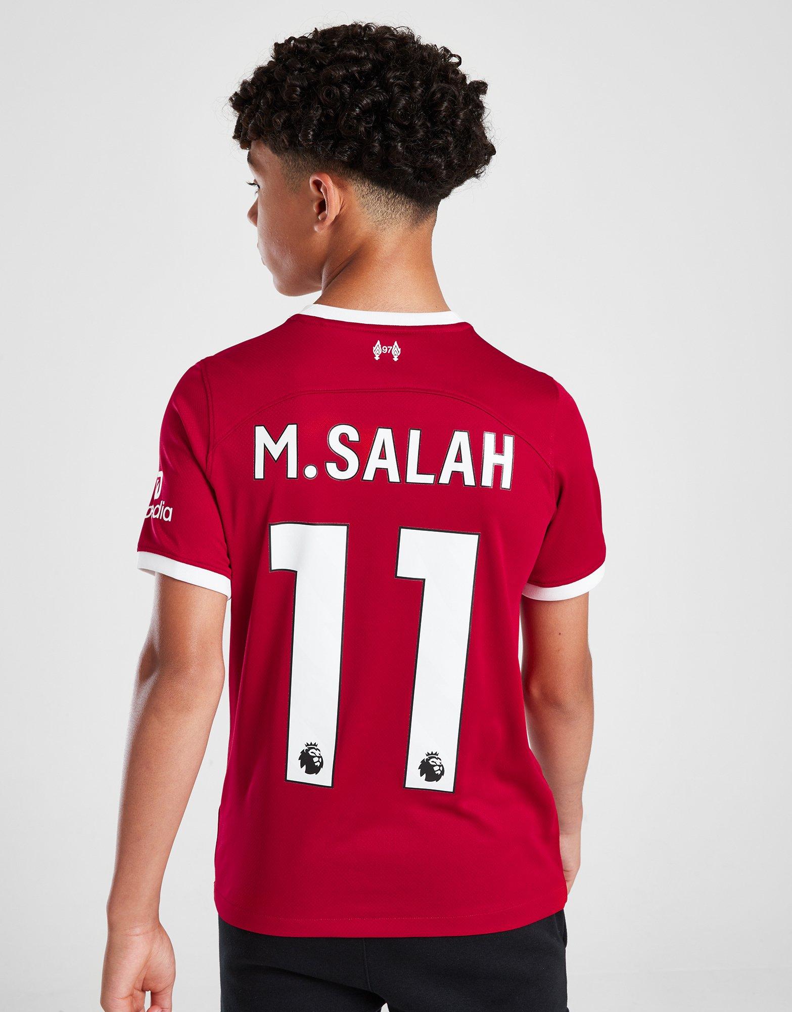 Buy Official 2022-2023 Liverpool Away Shirt (Kids) (M SALAH 11)