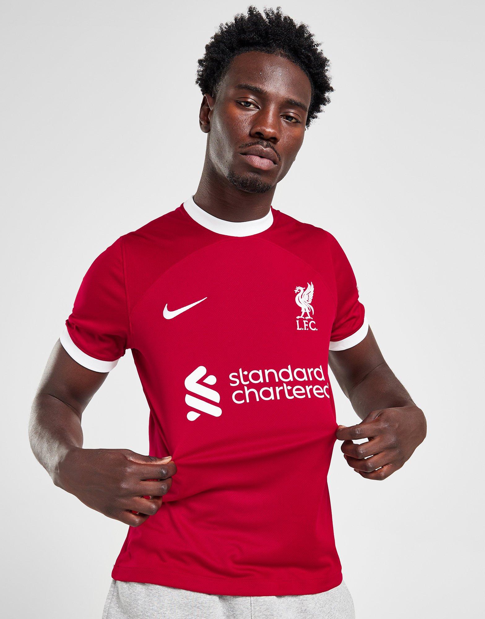 : Nike Men's Soccer Liverpool Home Jersey (Small) Red