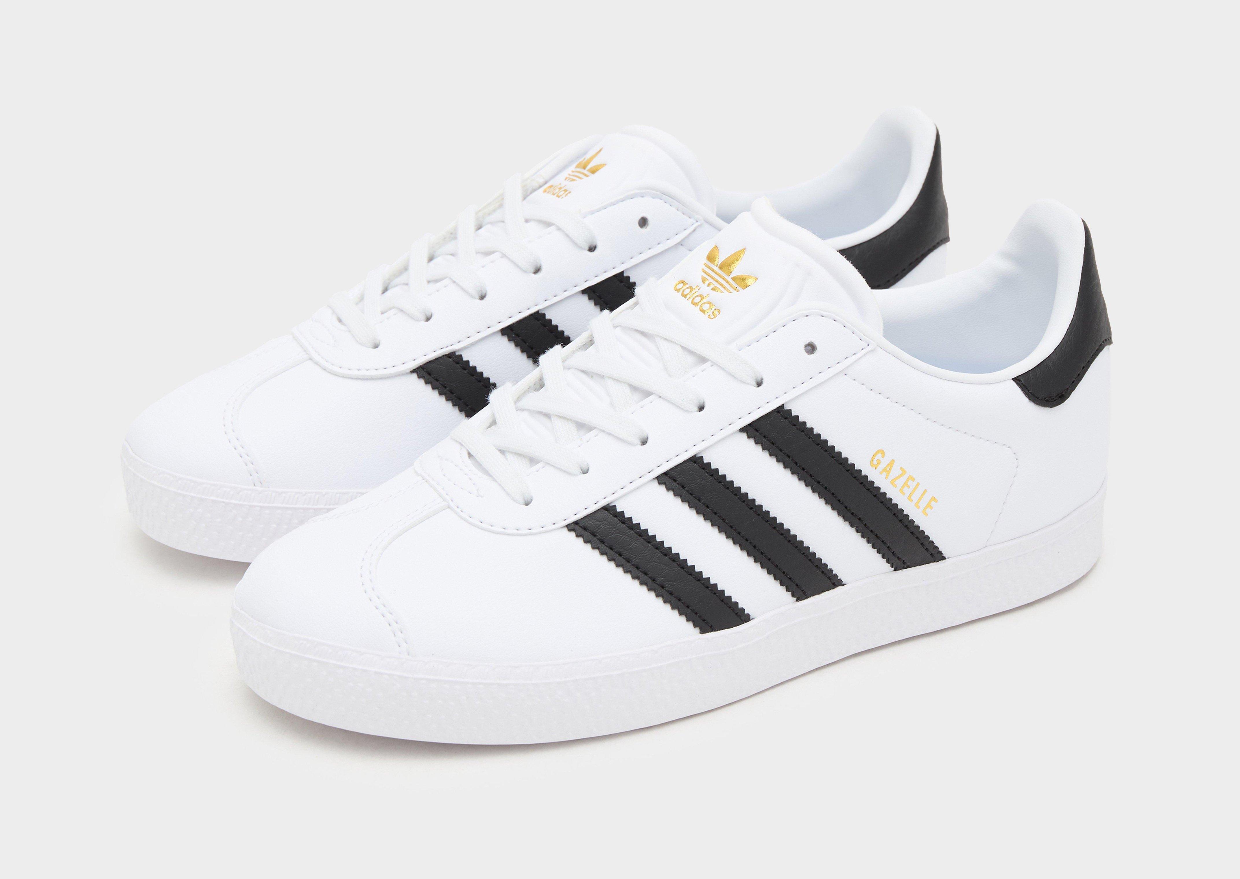 Wit adidas Originals Gazelle Leather Junior JD Sports Nederland