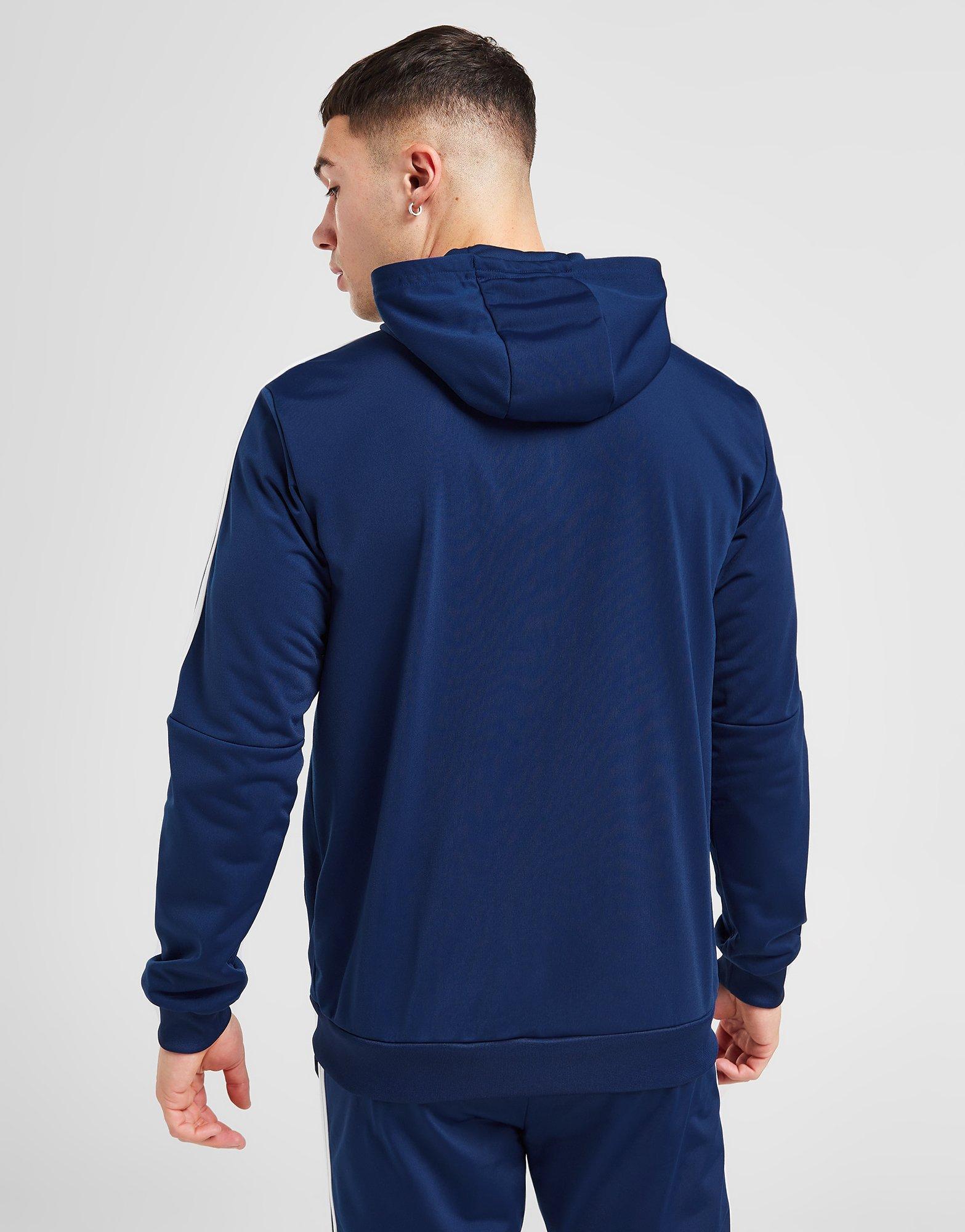 Sweat à Capuche Bleu Homme Adidas HE9476