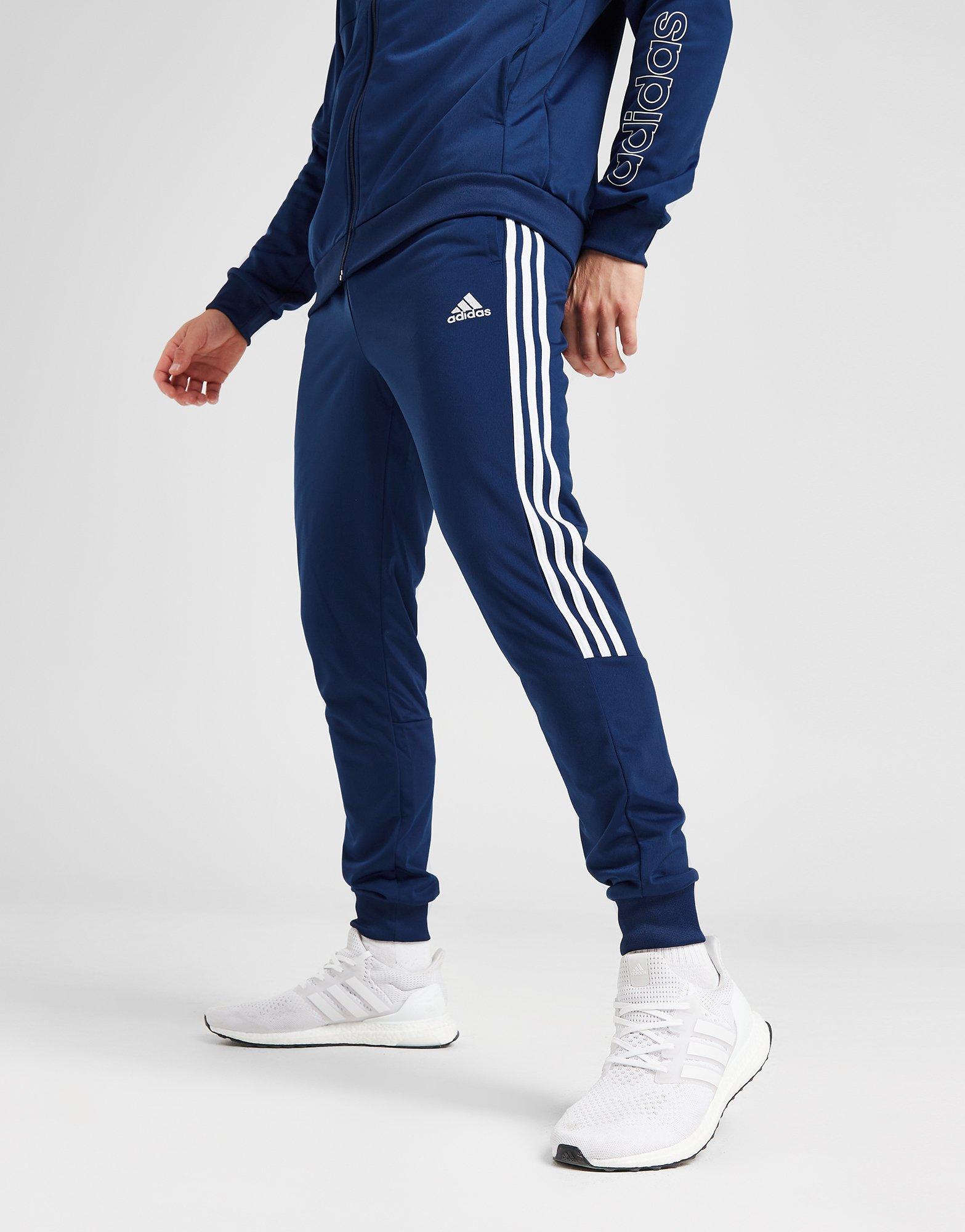 Adidas poly sales tracksuit bottoms