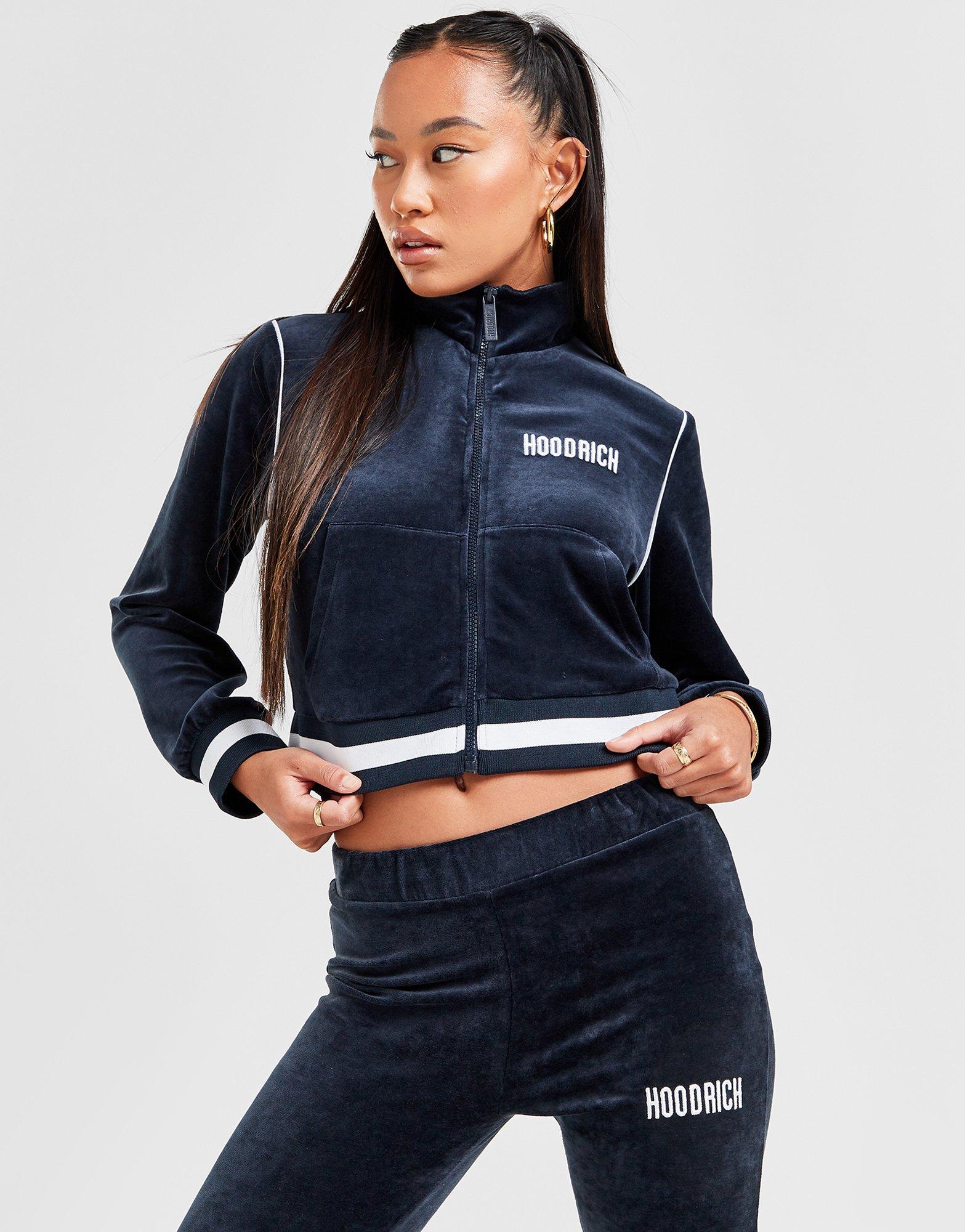 Hoodrich Felpa con Cappuccio Velour Full Zip